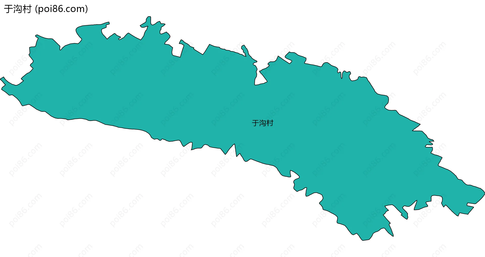 于沟村边界地图