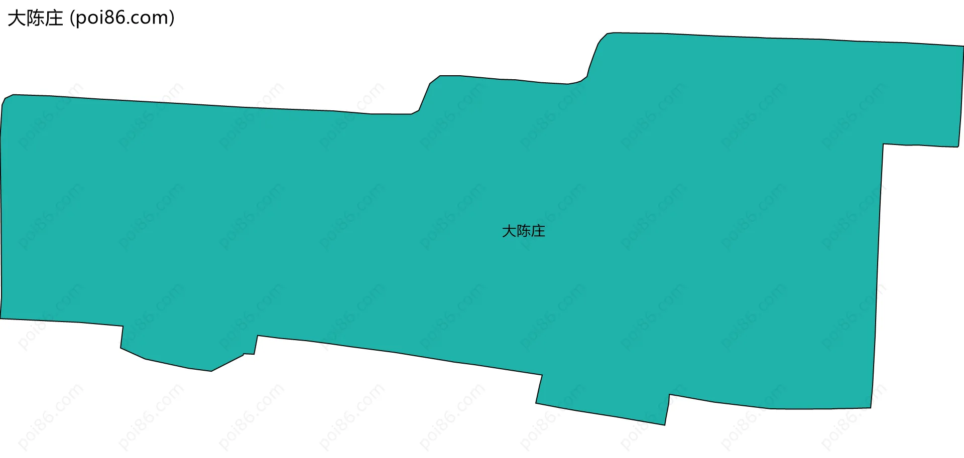 大陈庄边界地图