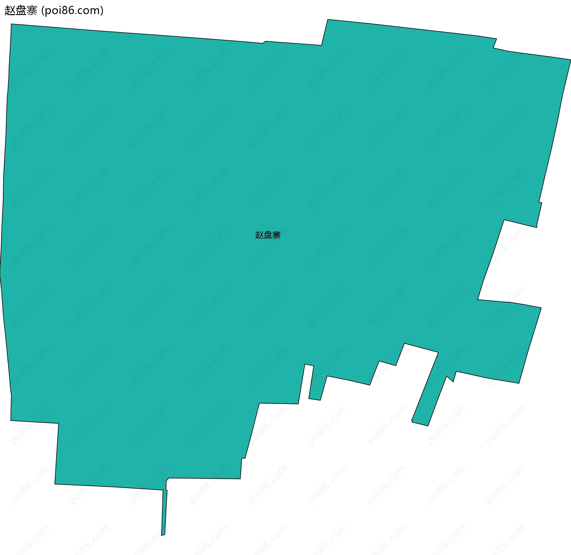 赵盘寨边界地图