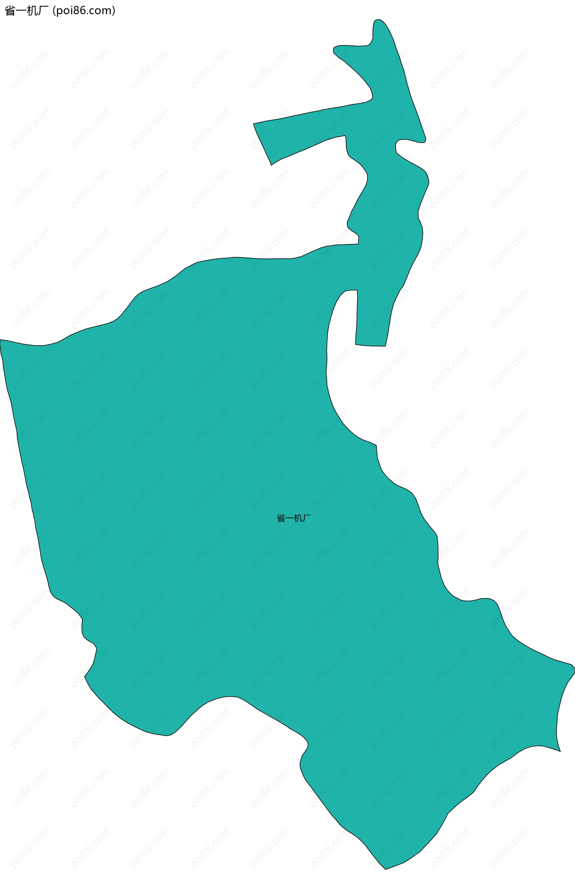 省一机厂边界地图