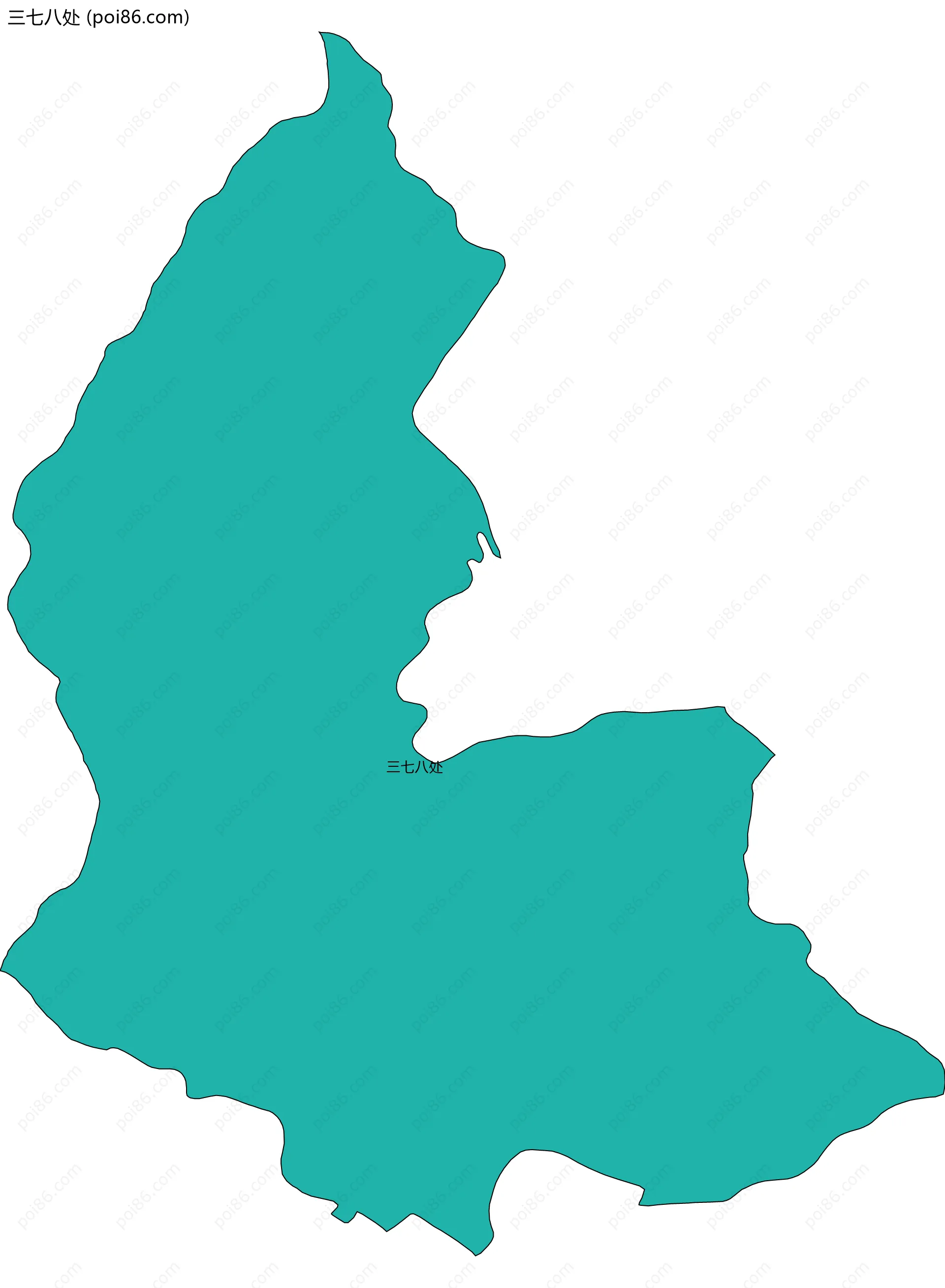 三七八处边界地图