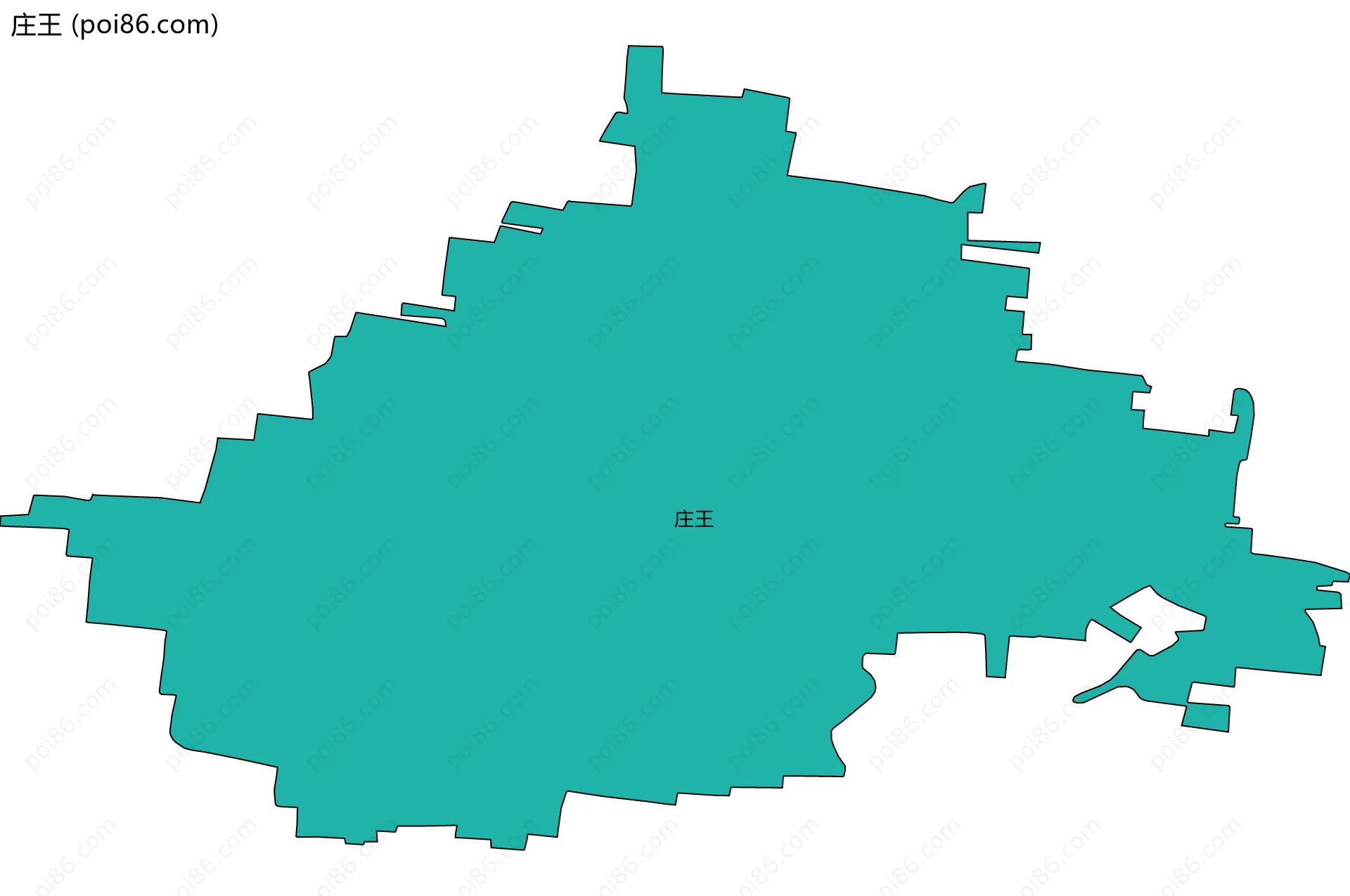 庄王边界地图