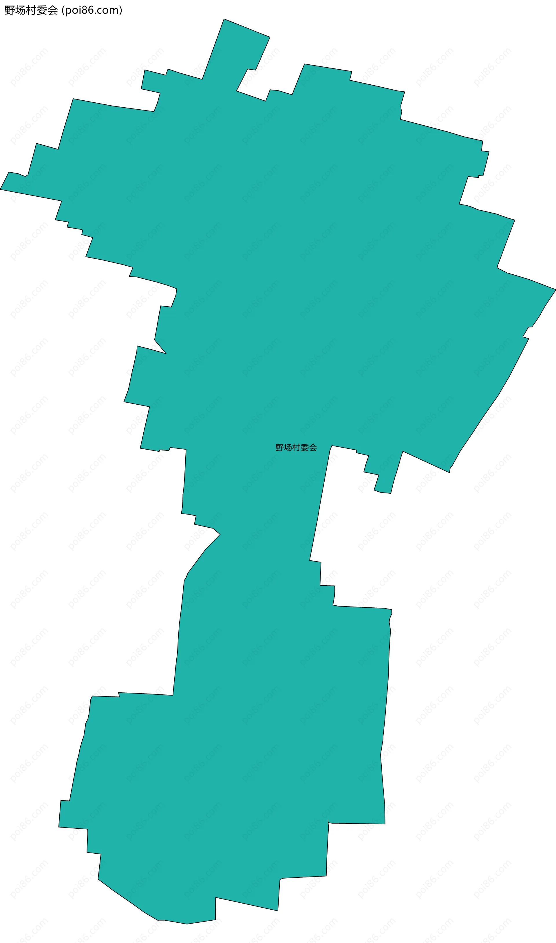 野场村委会边界地图