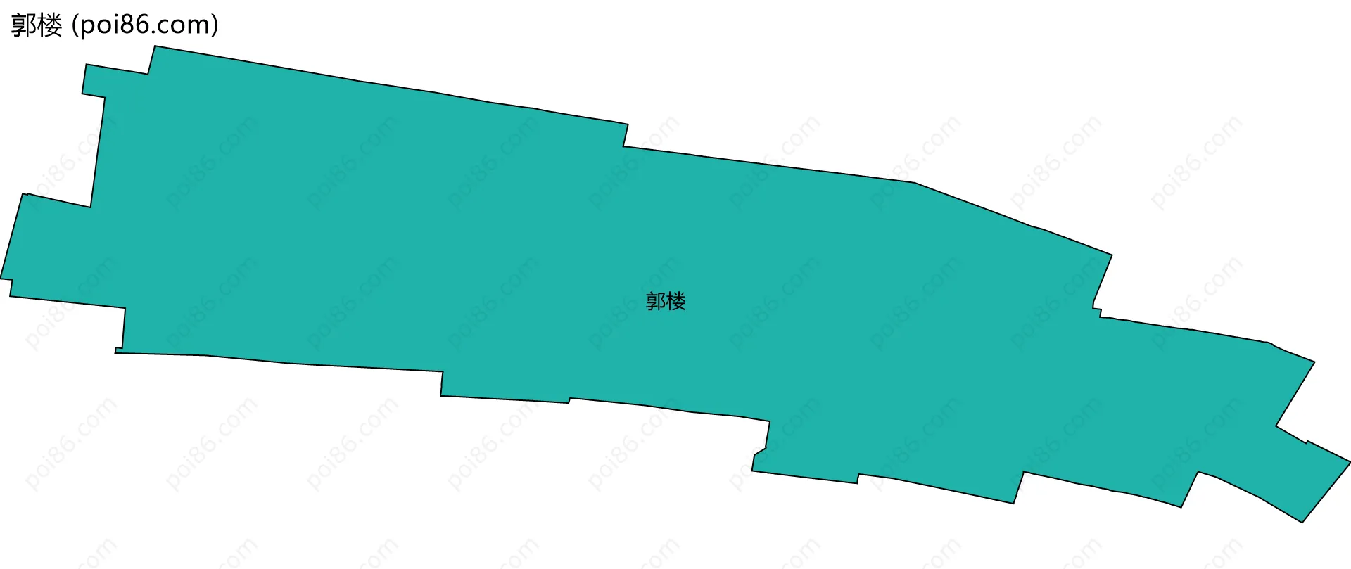 郭楼边界地图
