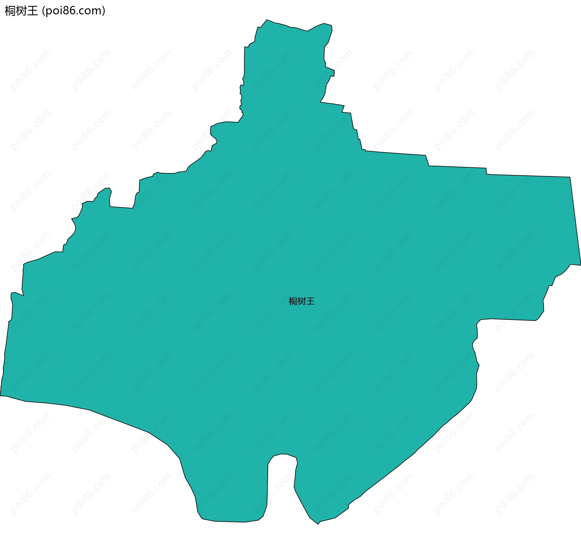 桐树王边界地图