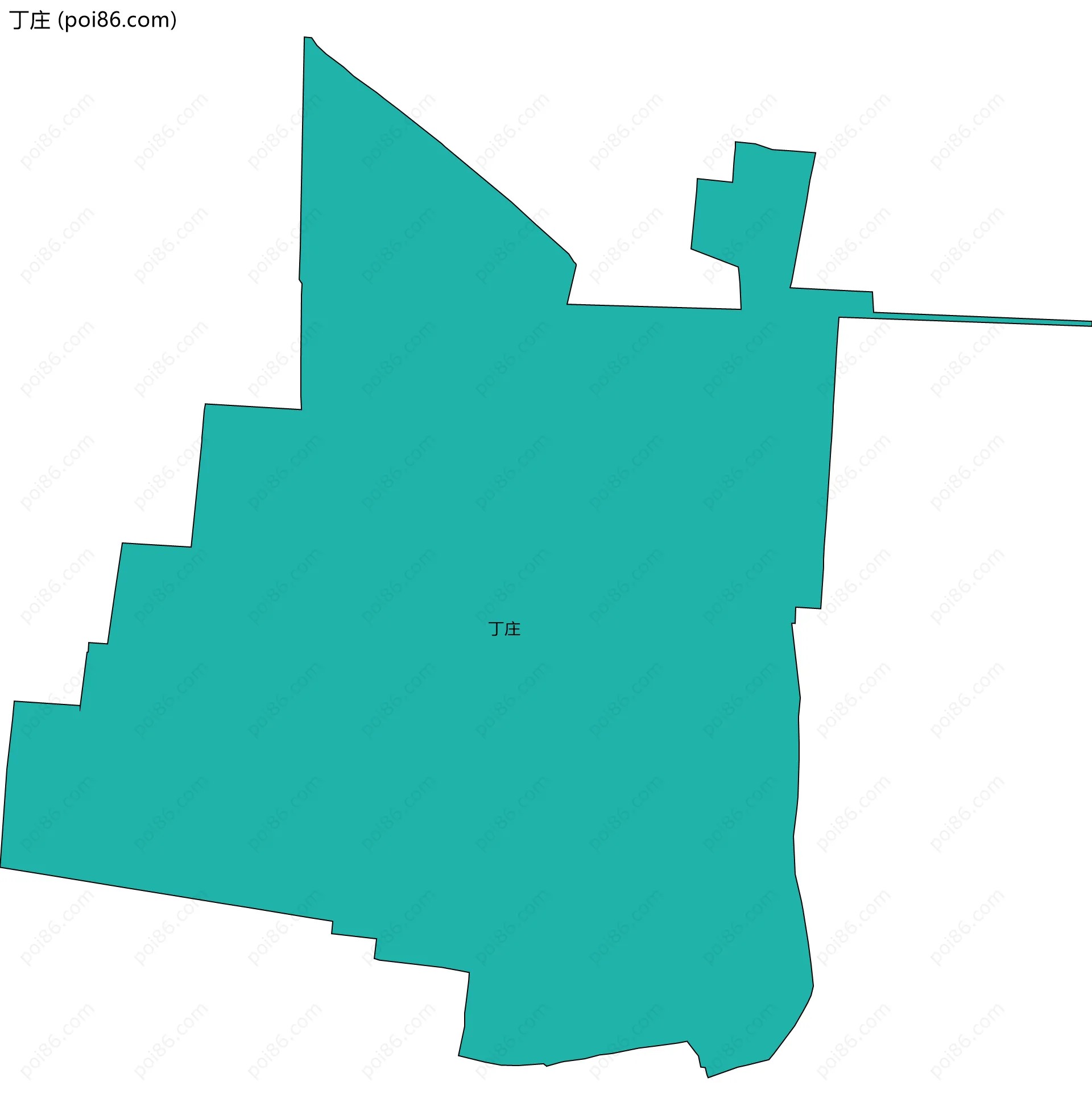 丁庄边界地图
