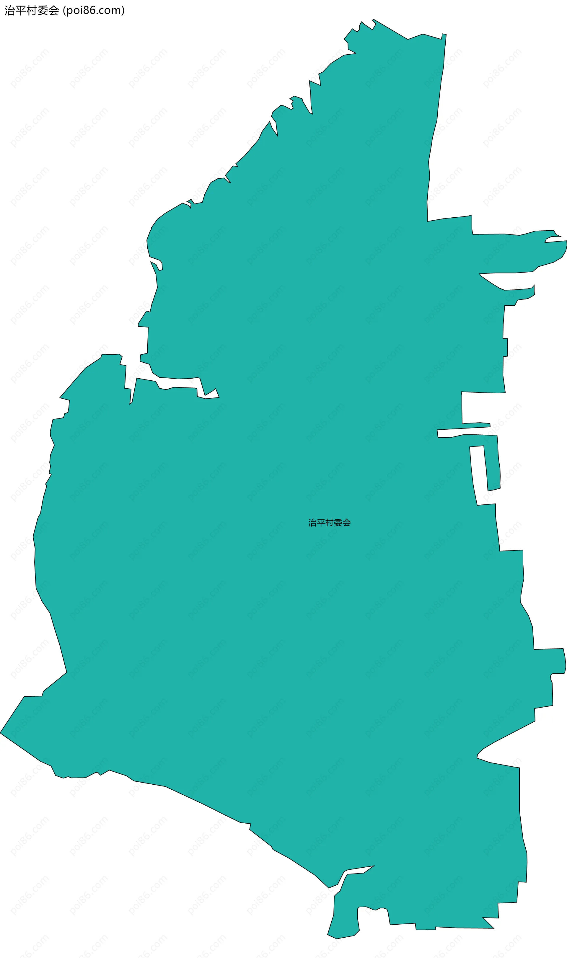 治平村委会边界地图