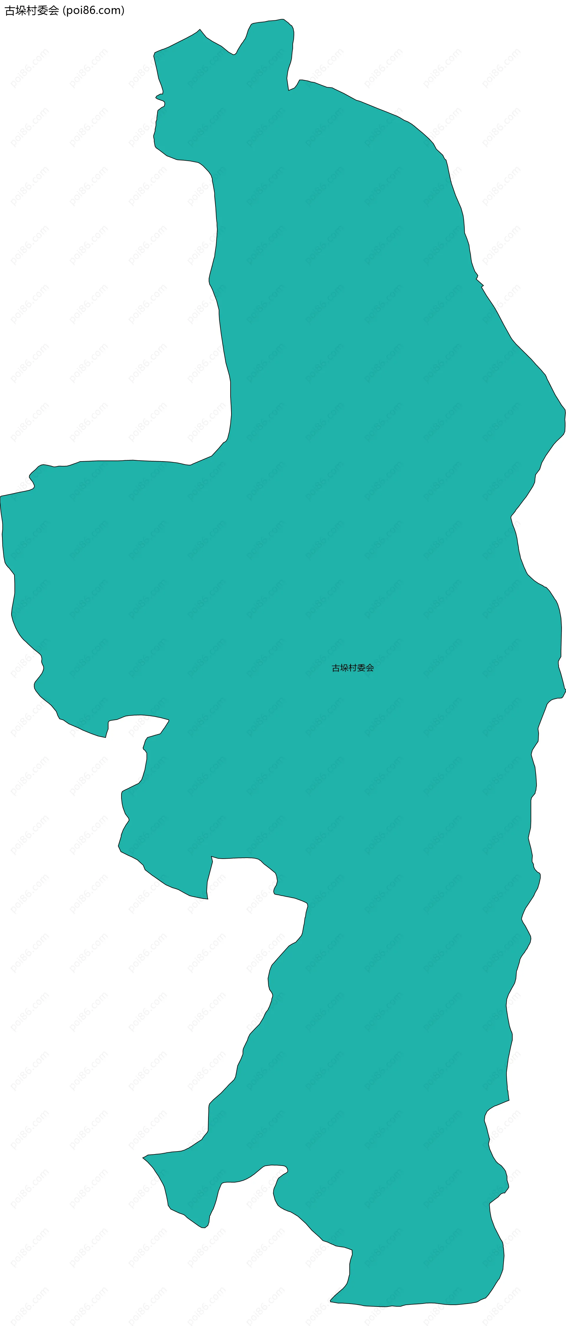 古垛村委会边界地图