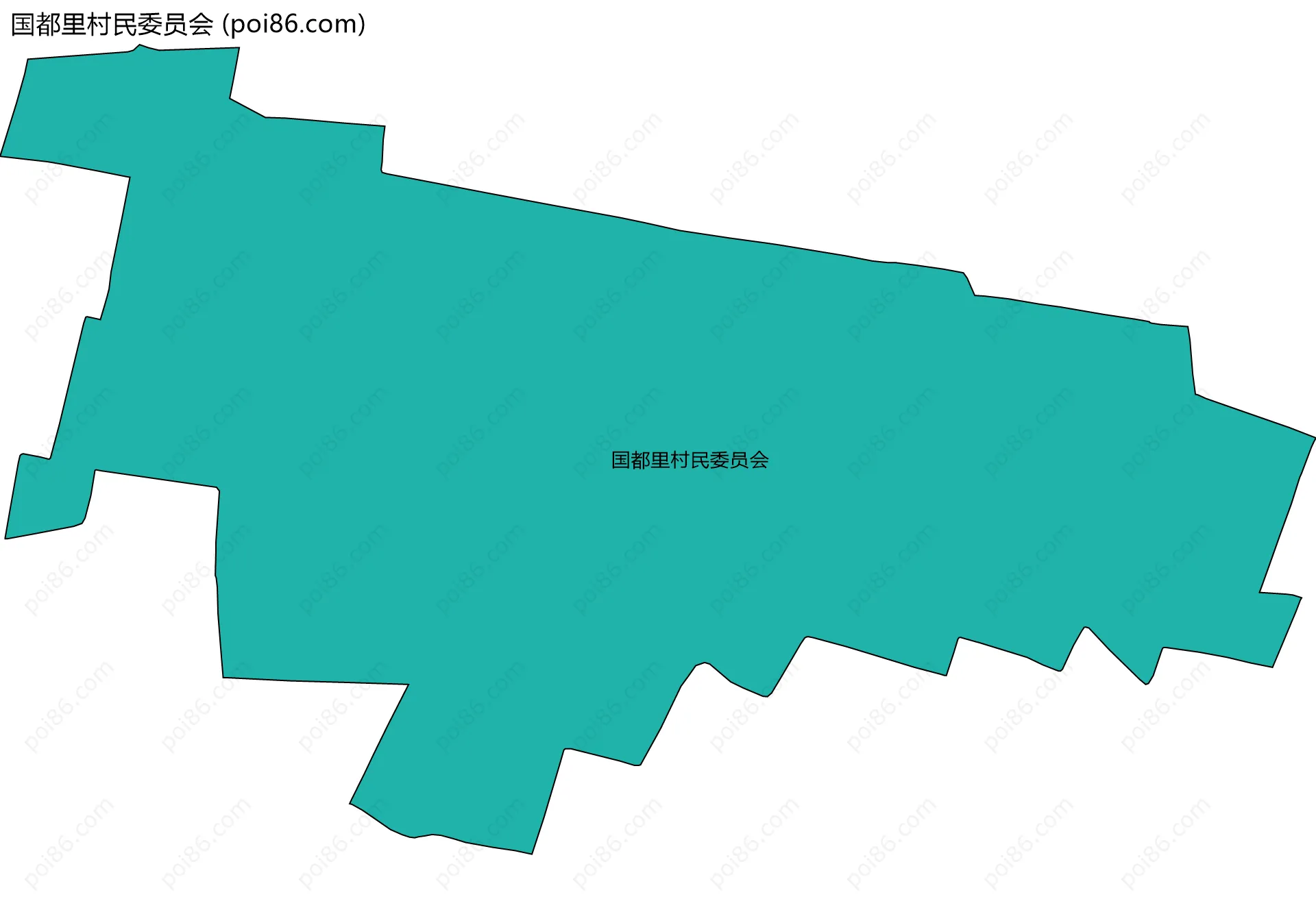 国都里村民委员会边界地图
