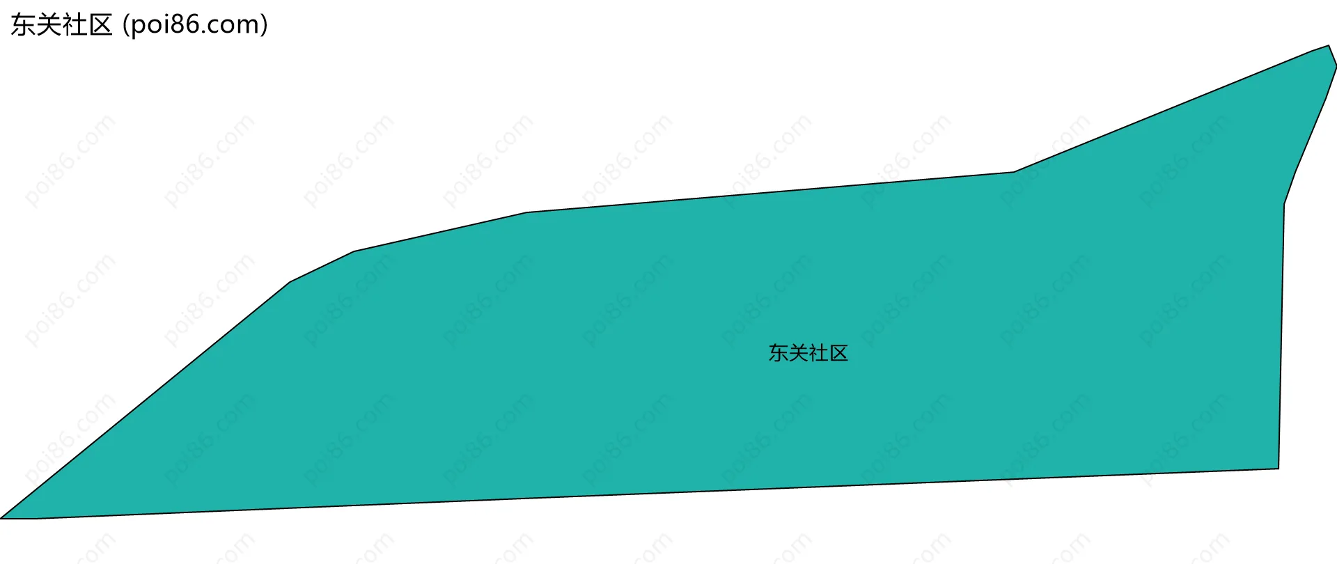 东关社区边界地图