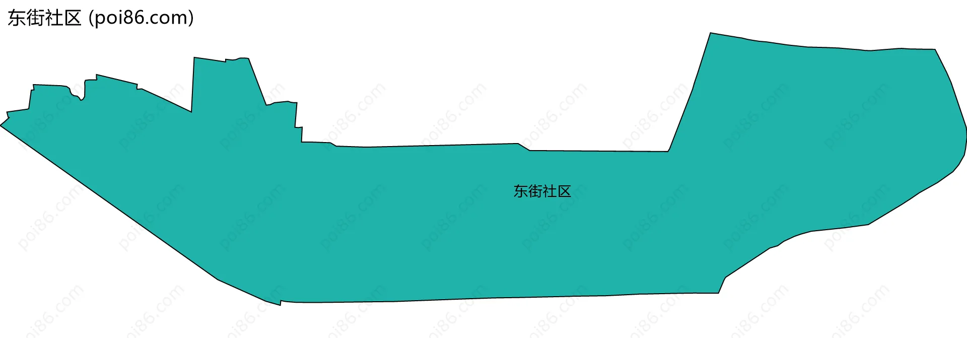 东街社区边界地图