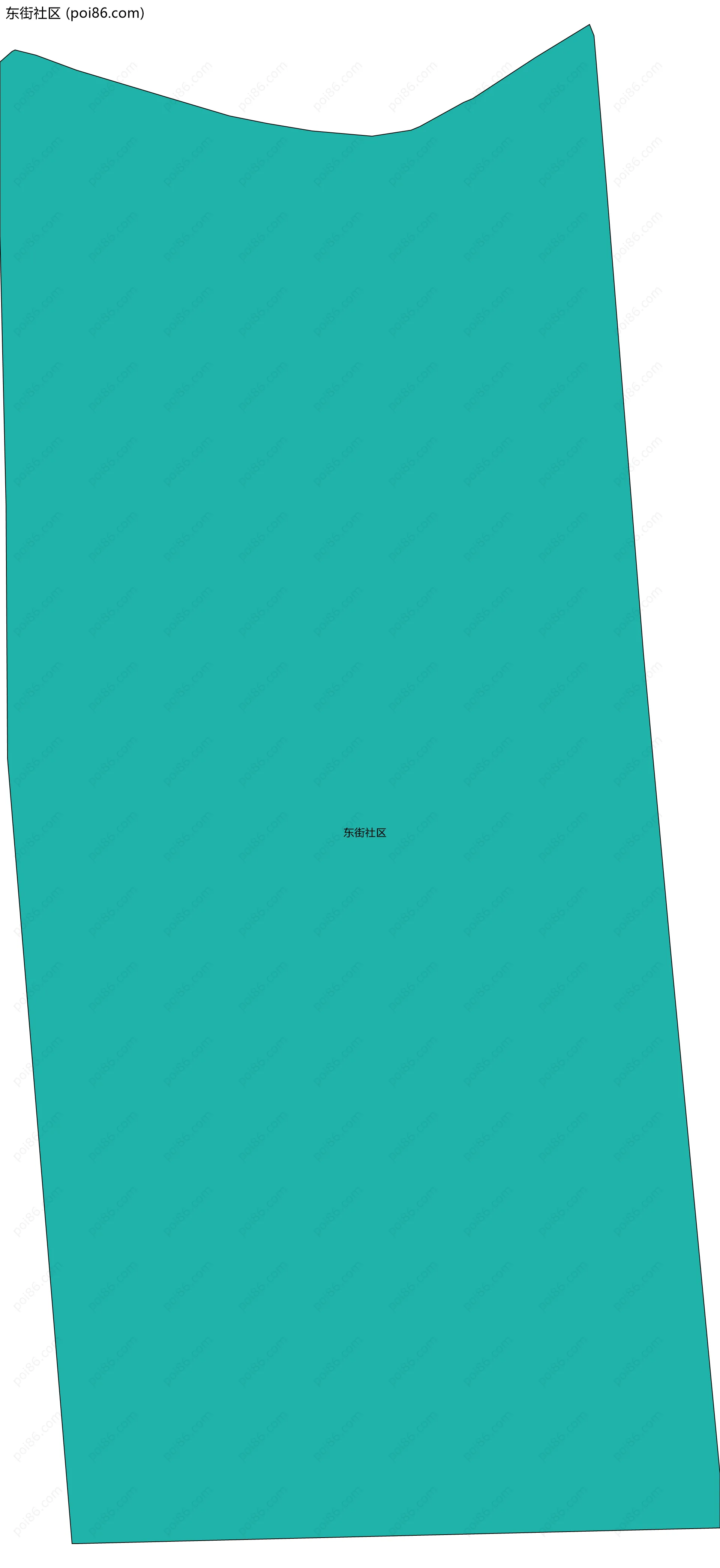 东街社区边界地图