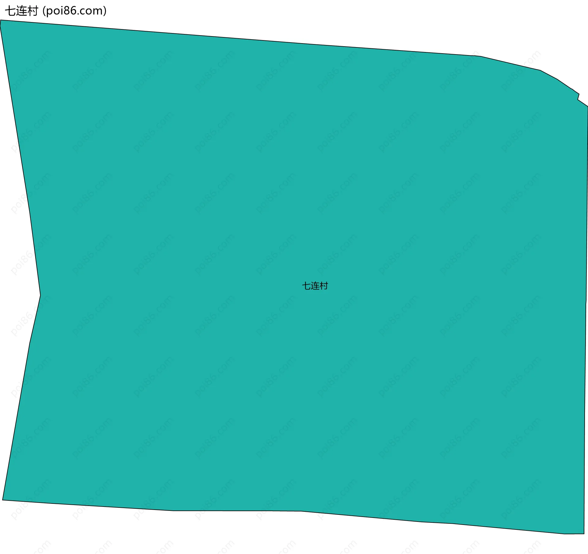 七连村边界地图