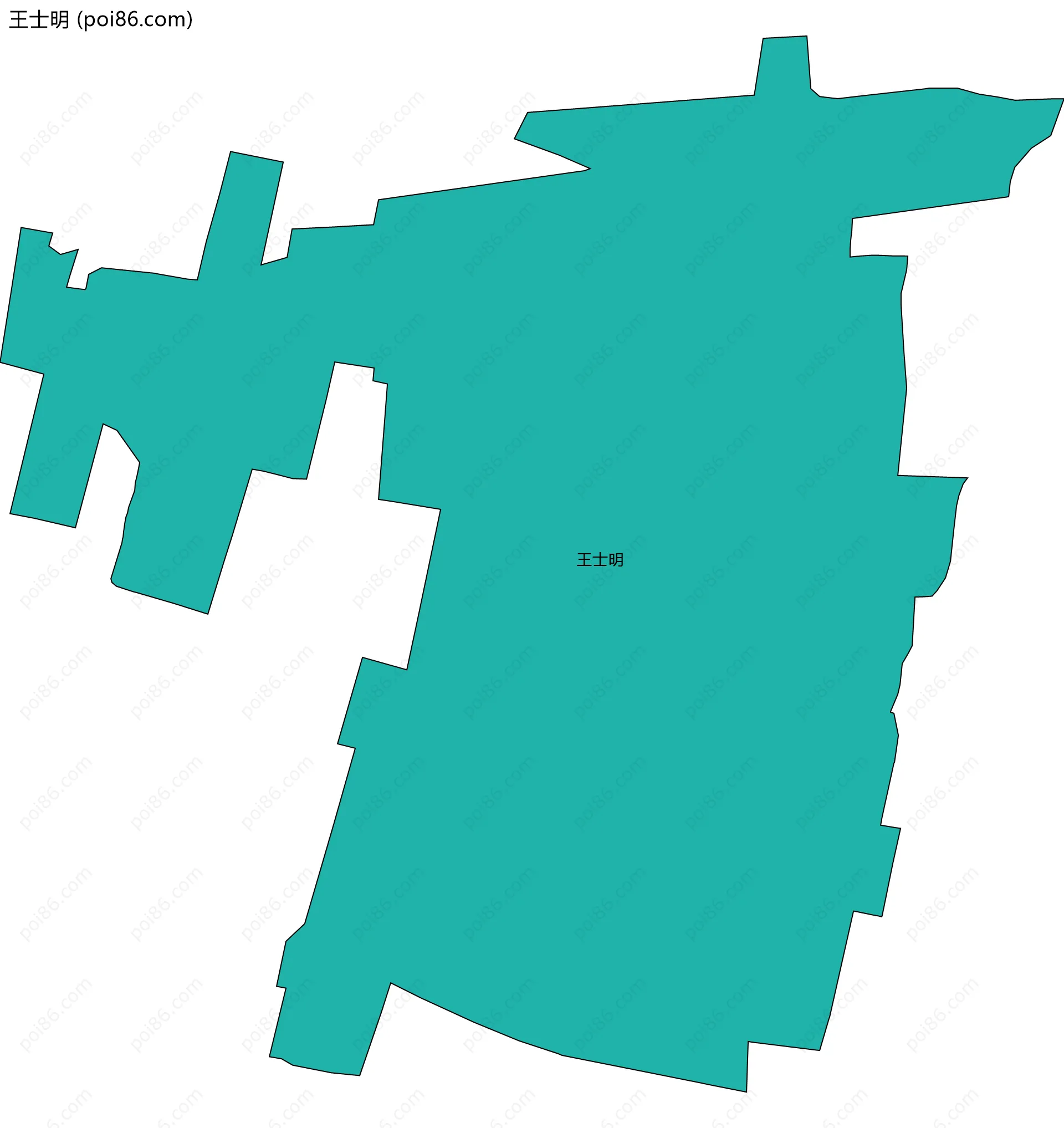 王士明边界地图