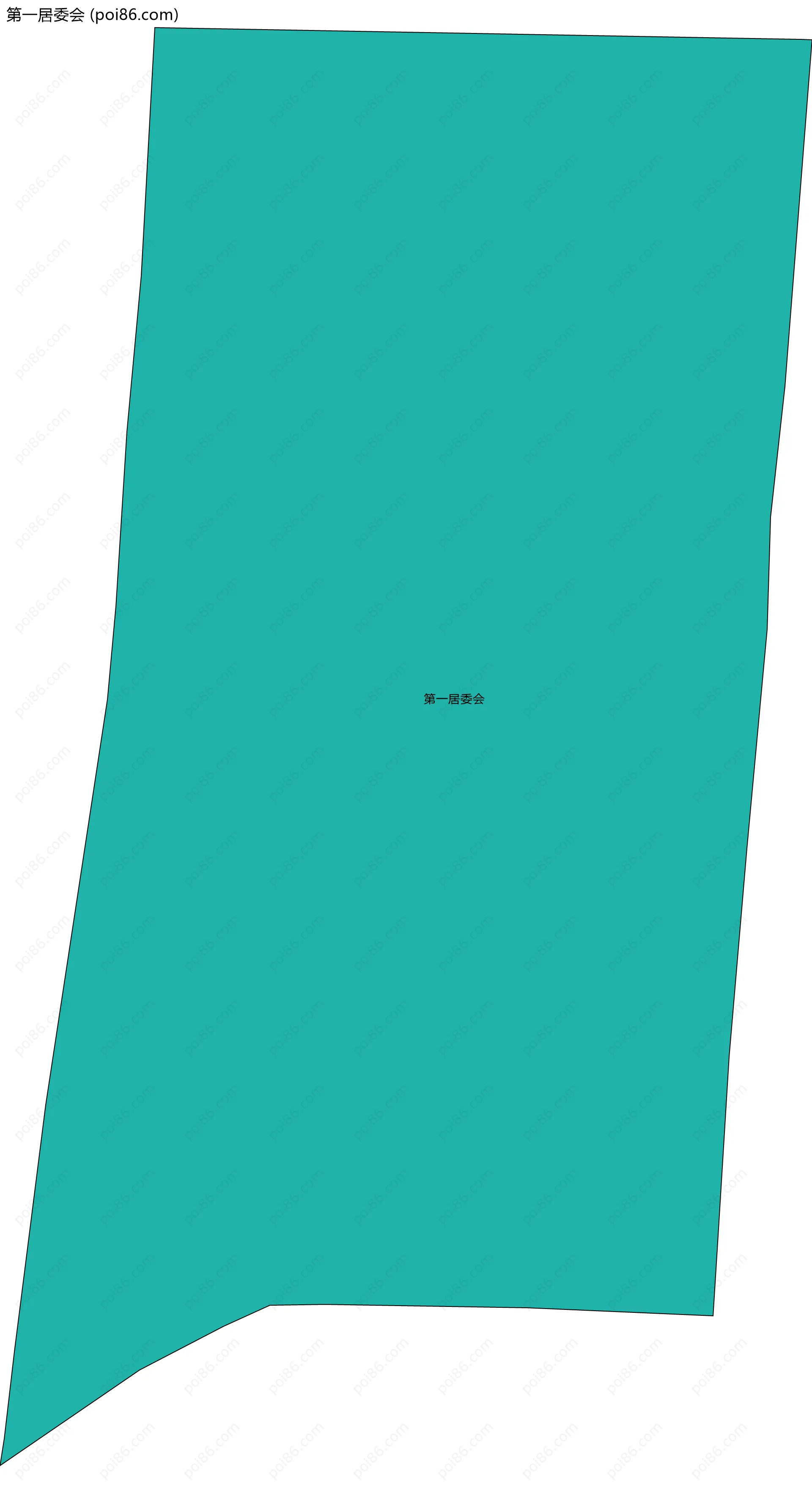 第一居委会边界地图