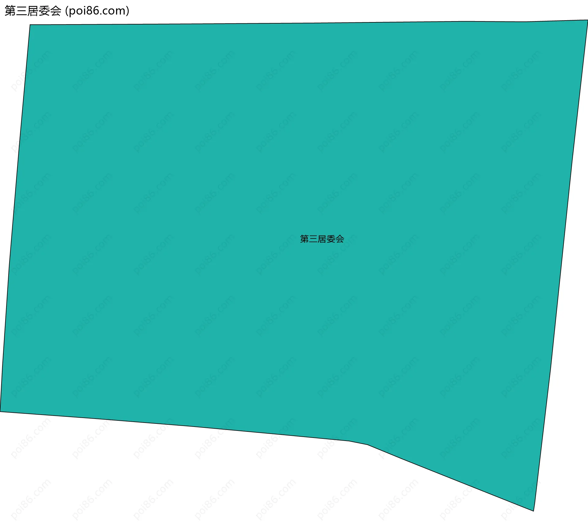 第三居委会边界地图