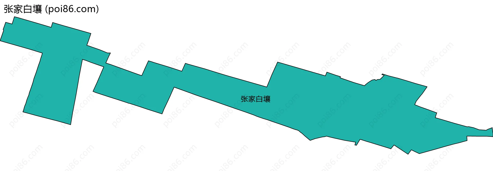 张家白壤边界地图