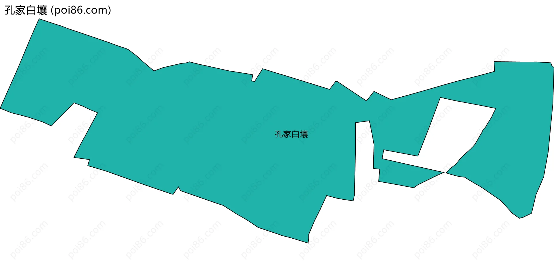 孔家白壤边界地图