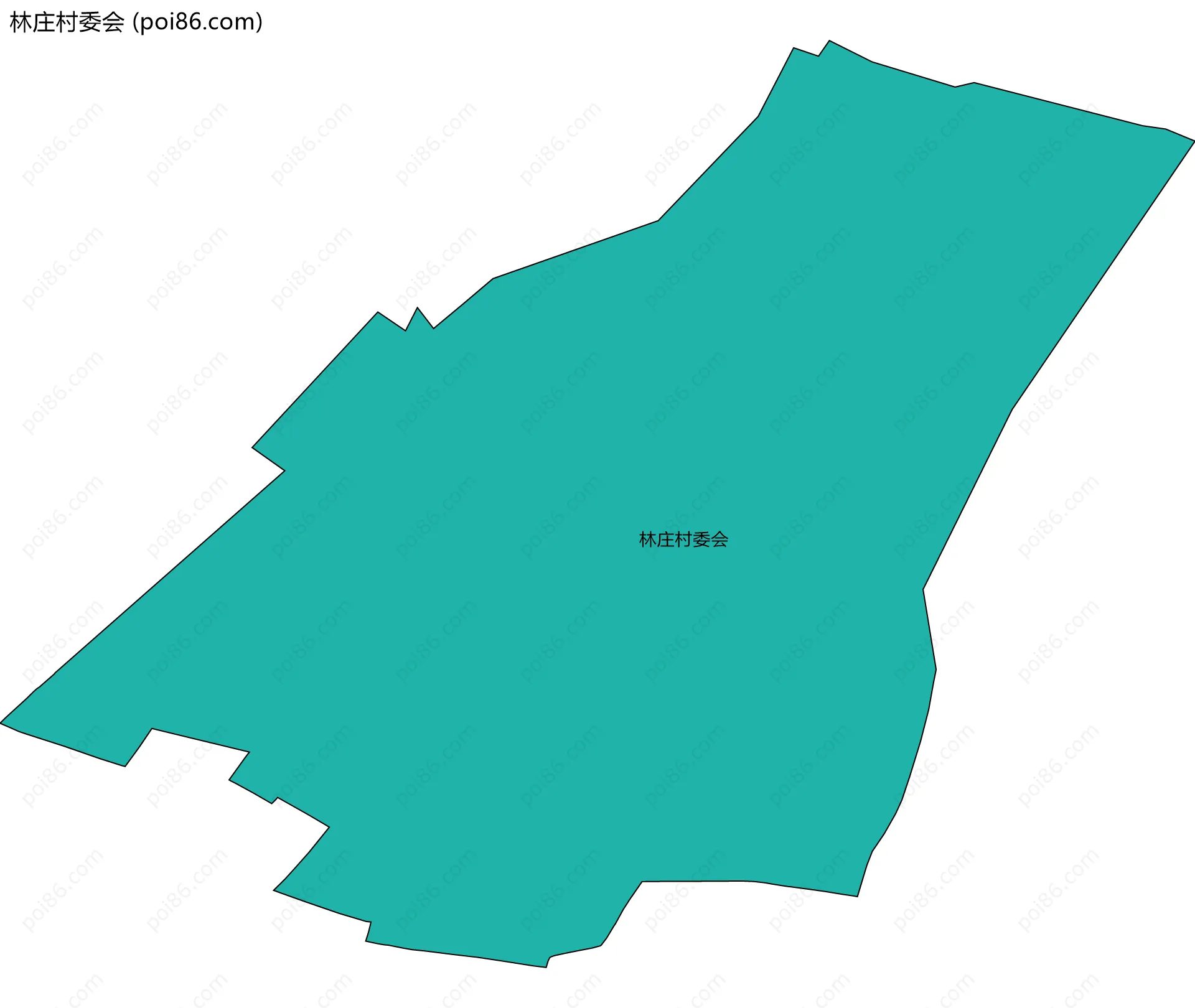 林庄村委会边界地图