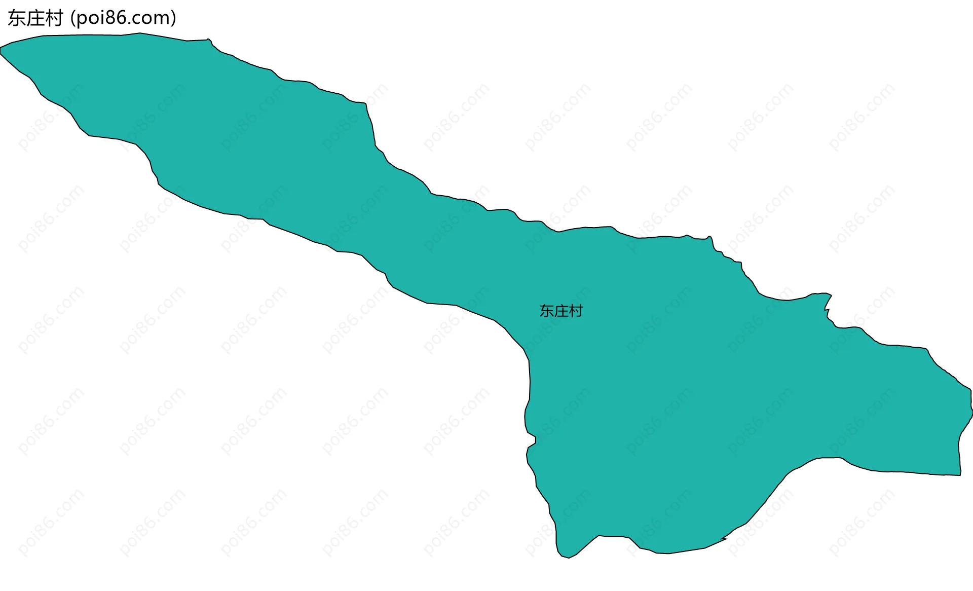 东庄村边界地图