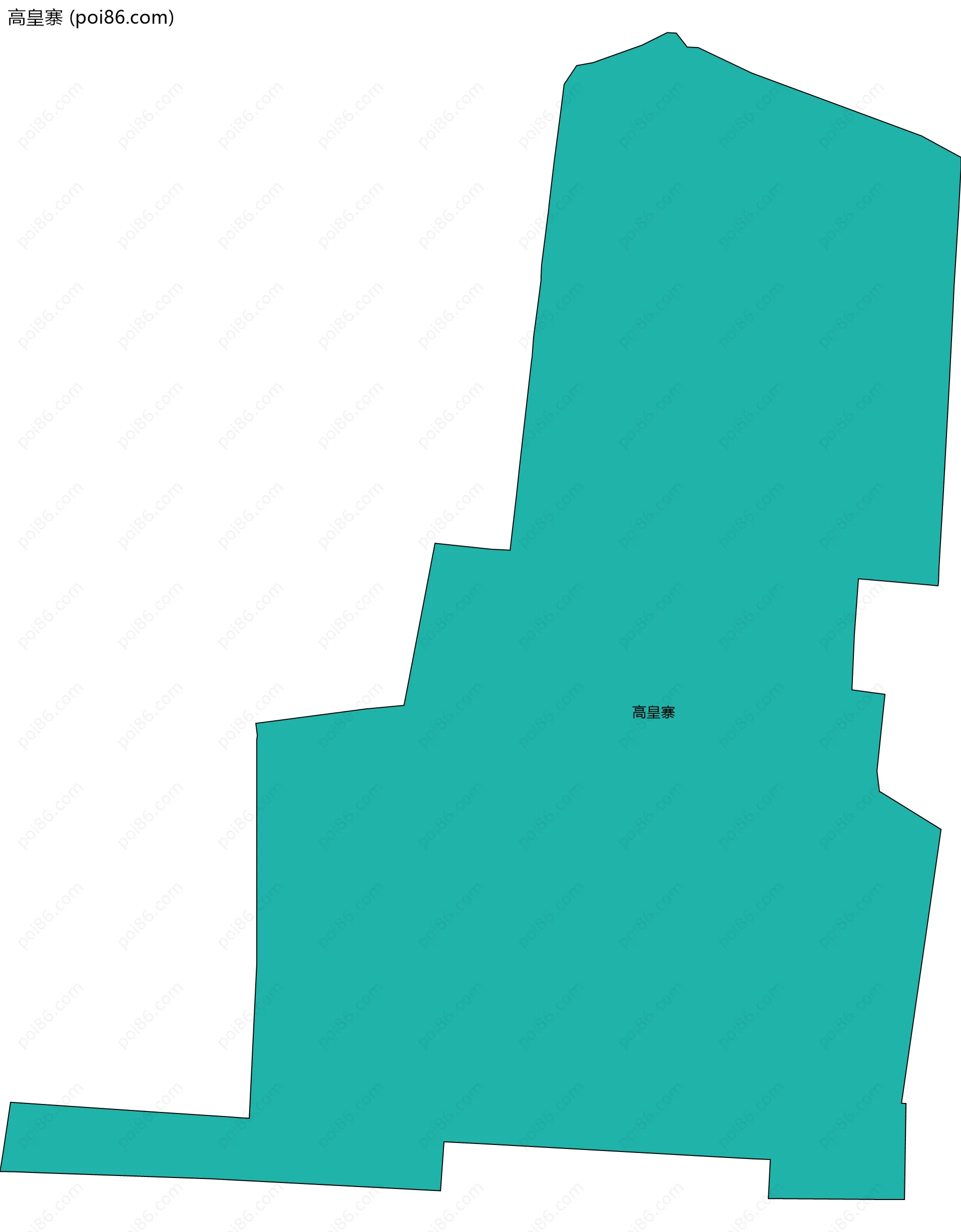 高皇寨边界地图