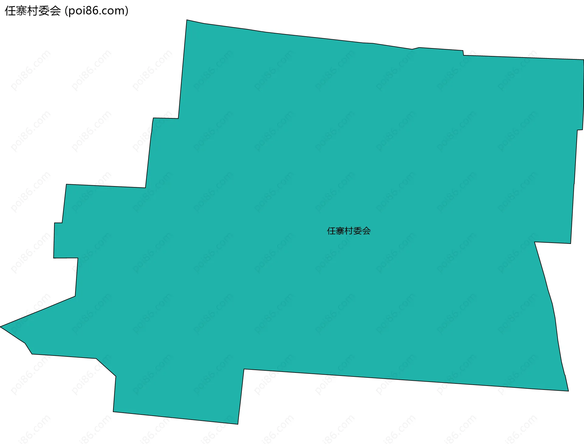 任寨村委会边界地图