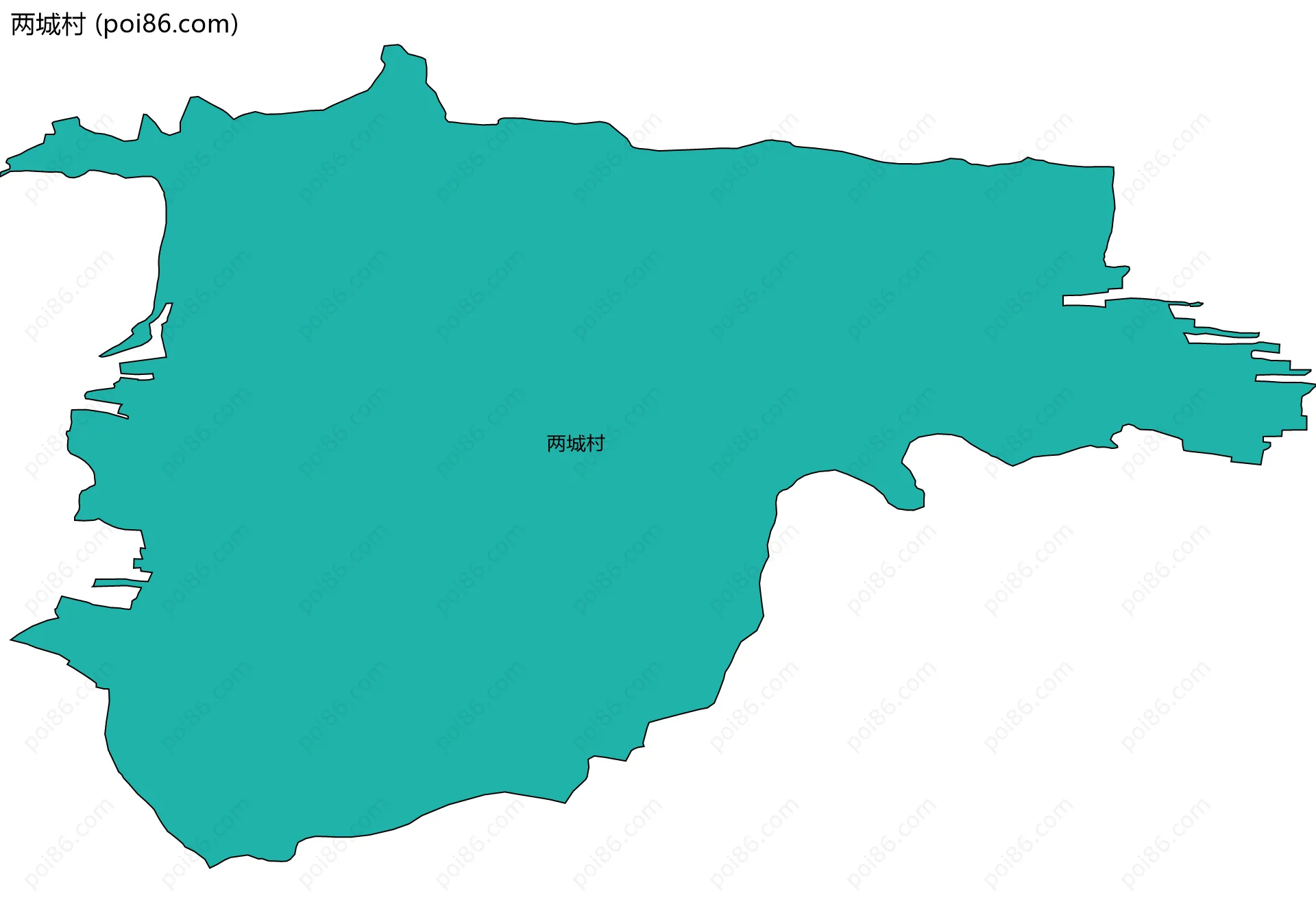 两城村边界地图