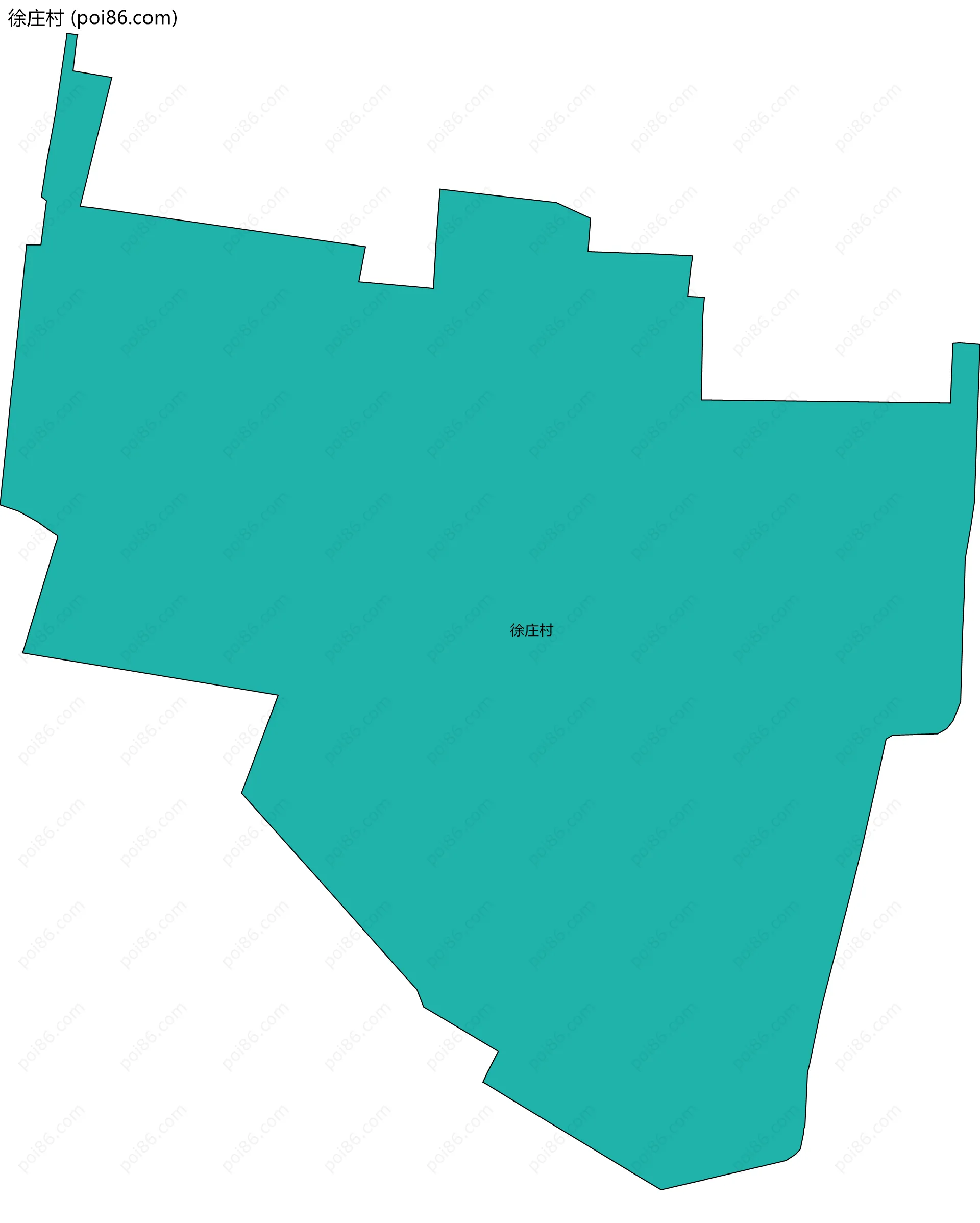 徐庄村边界地图