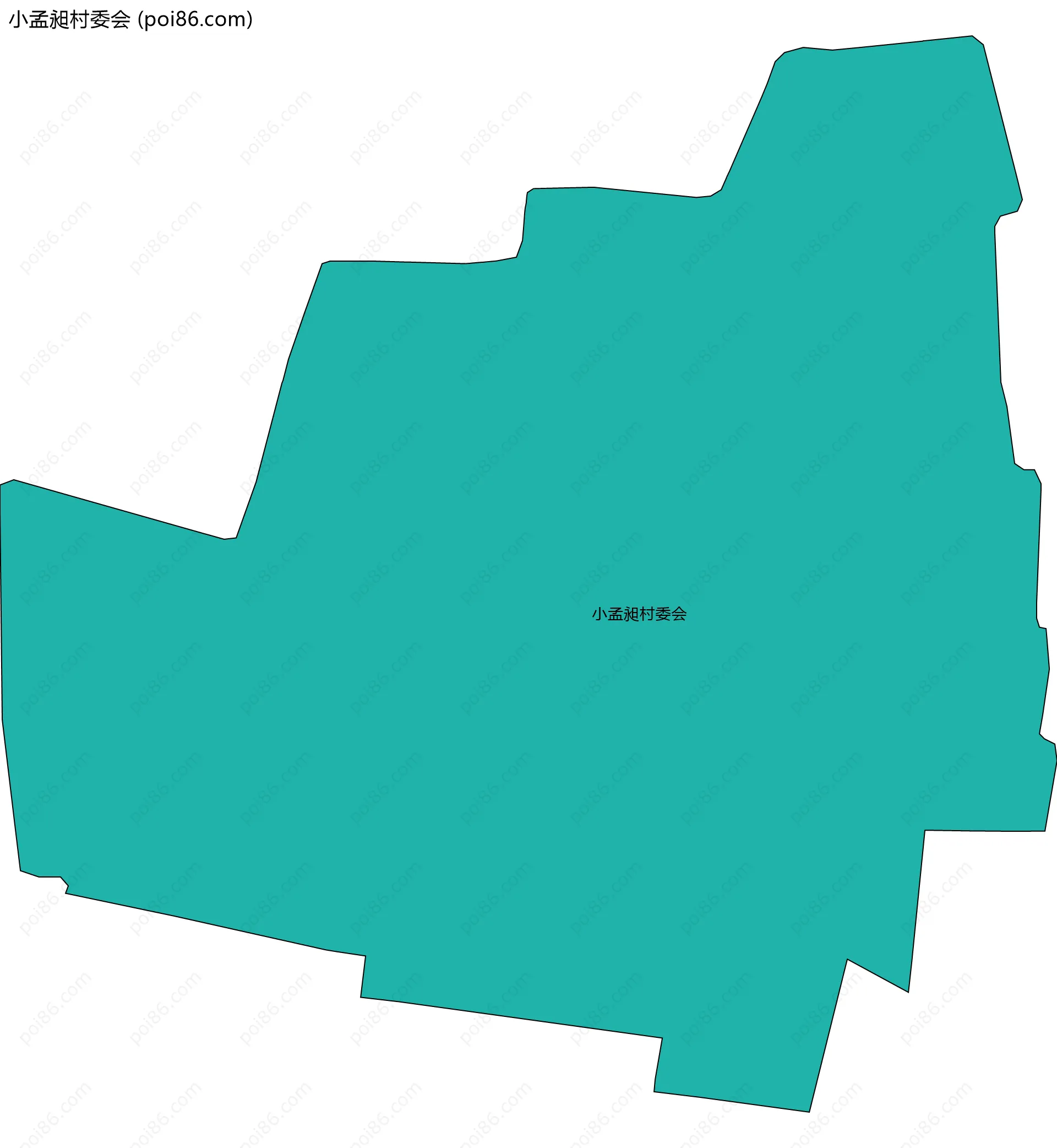 小孟昶村委会边界地图