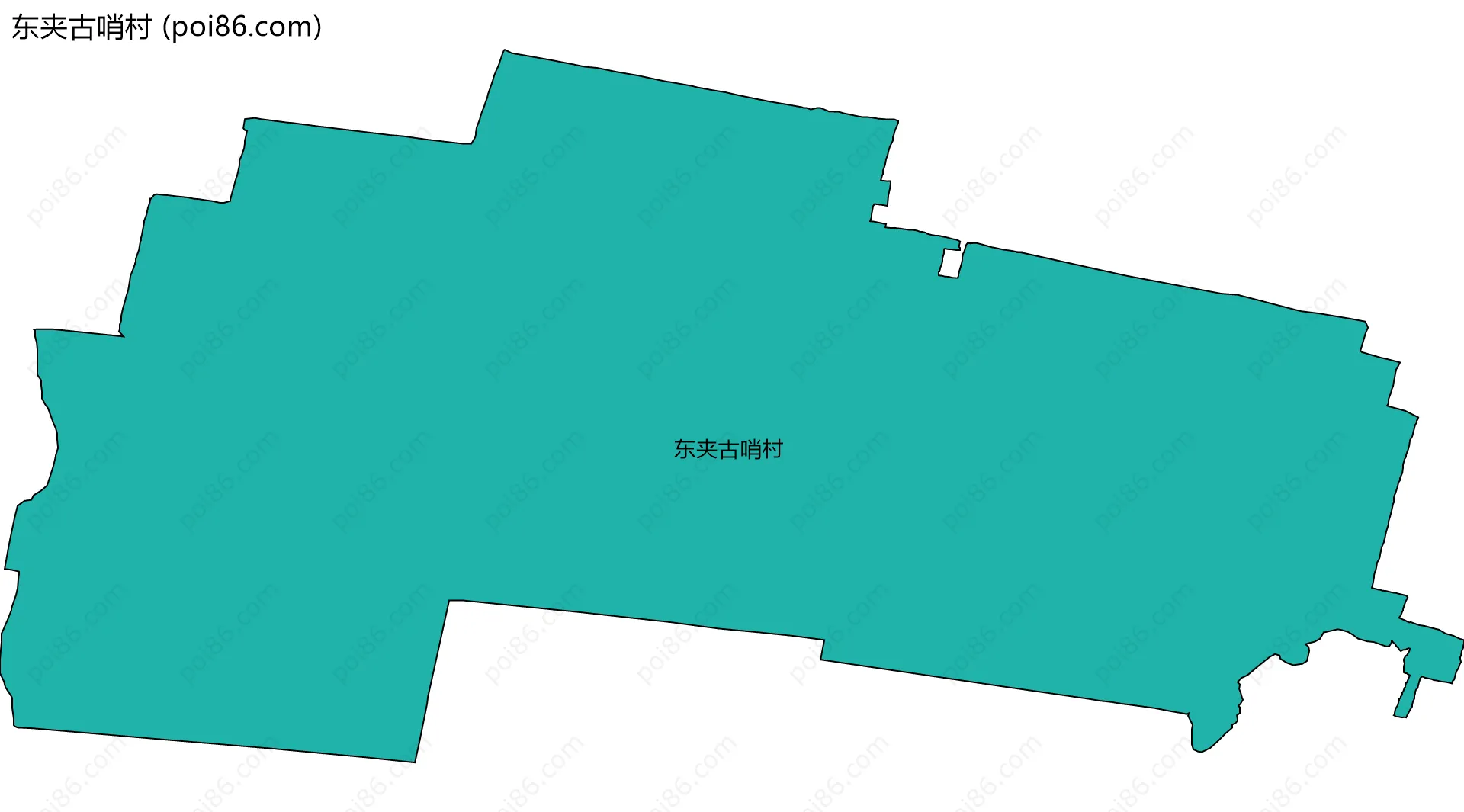 东夹古哨村边界地图