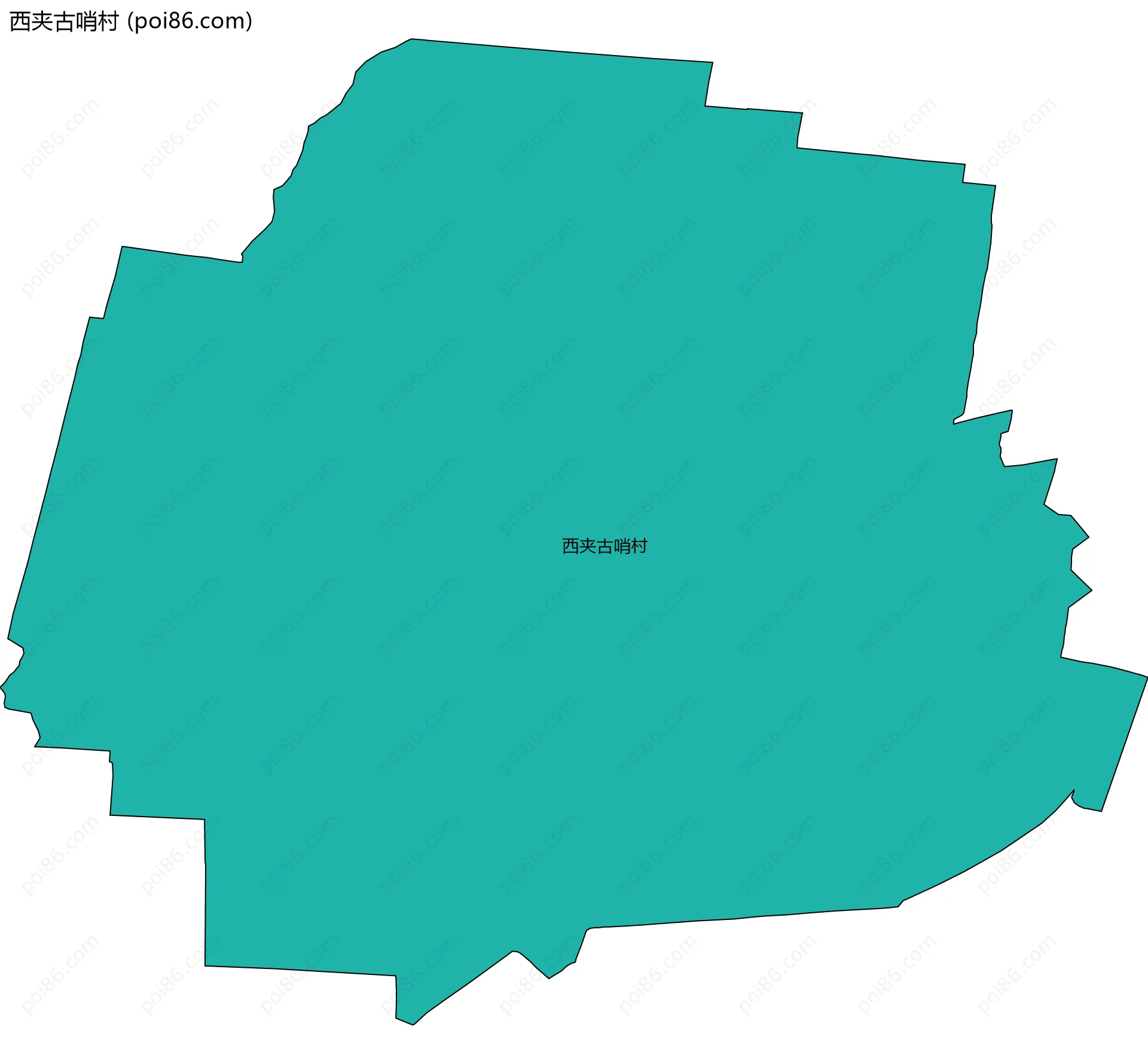 西夹古哨村边界地图