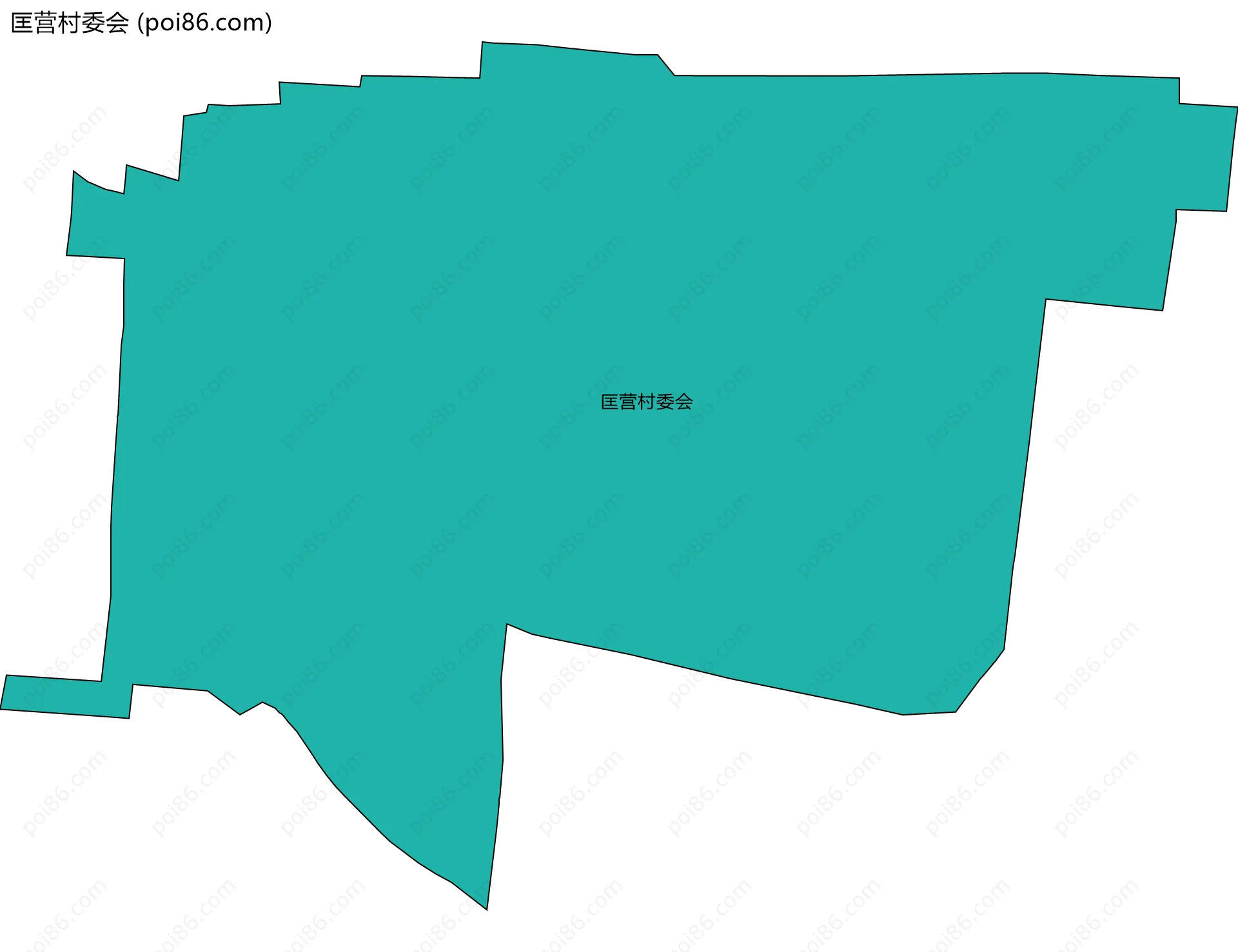 匡营村委会边界地图
