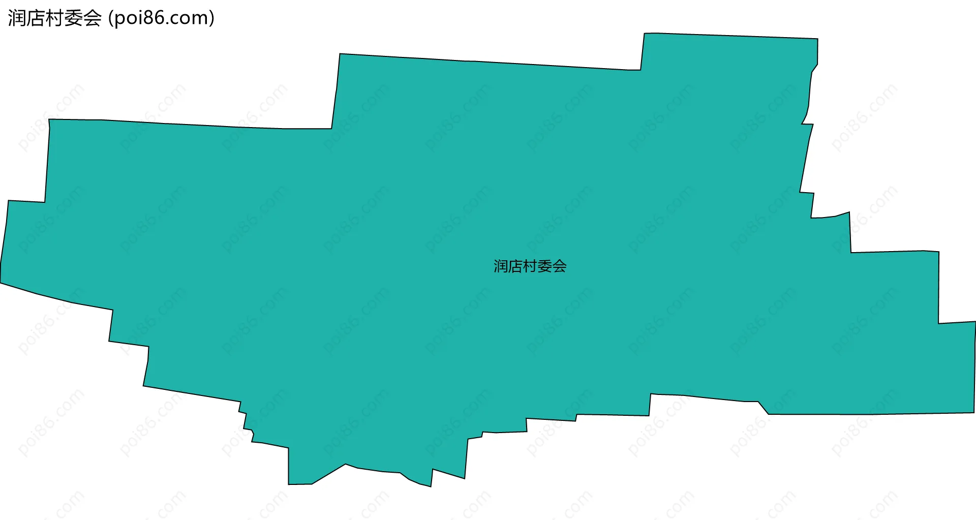 润店村委会边界地图