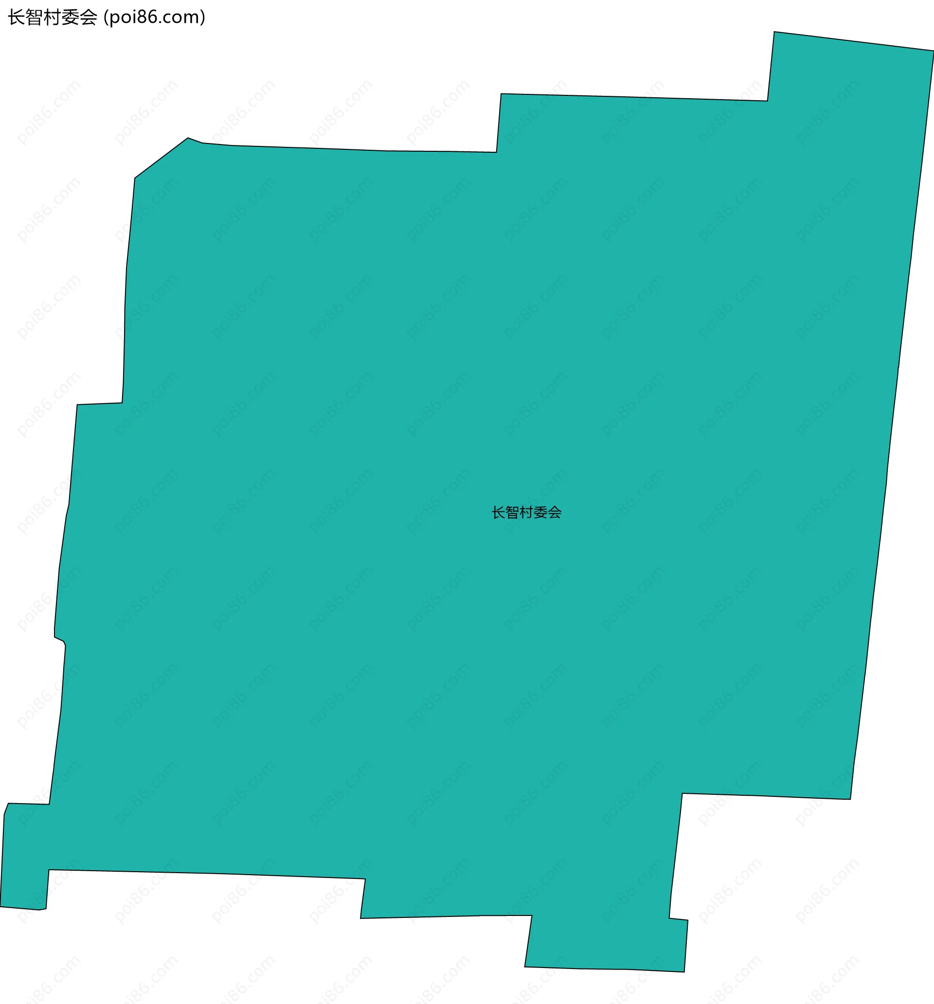 长智村委会边界地图