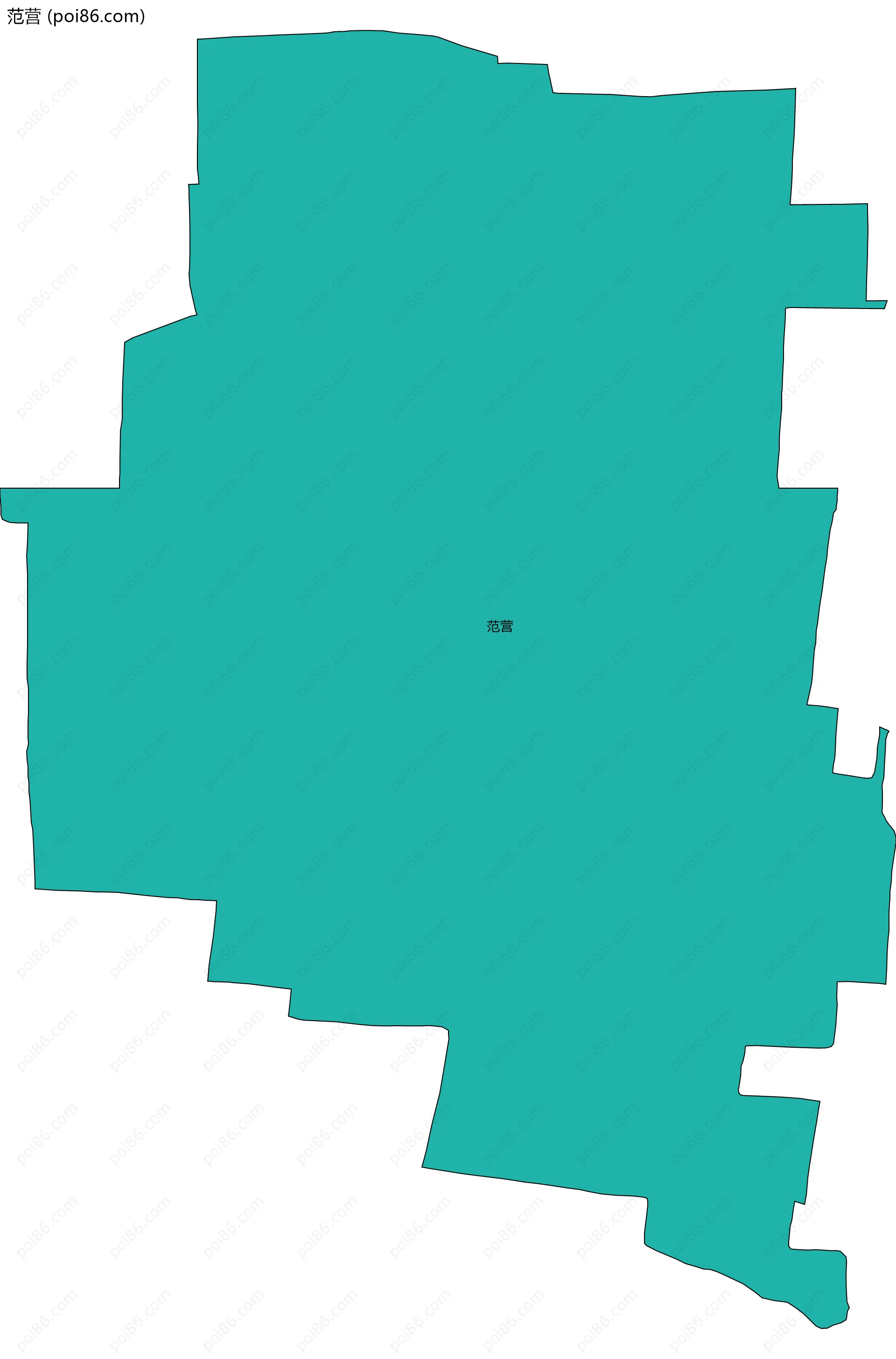 范营边界地图