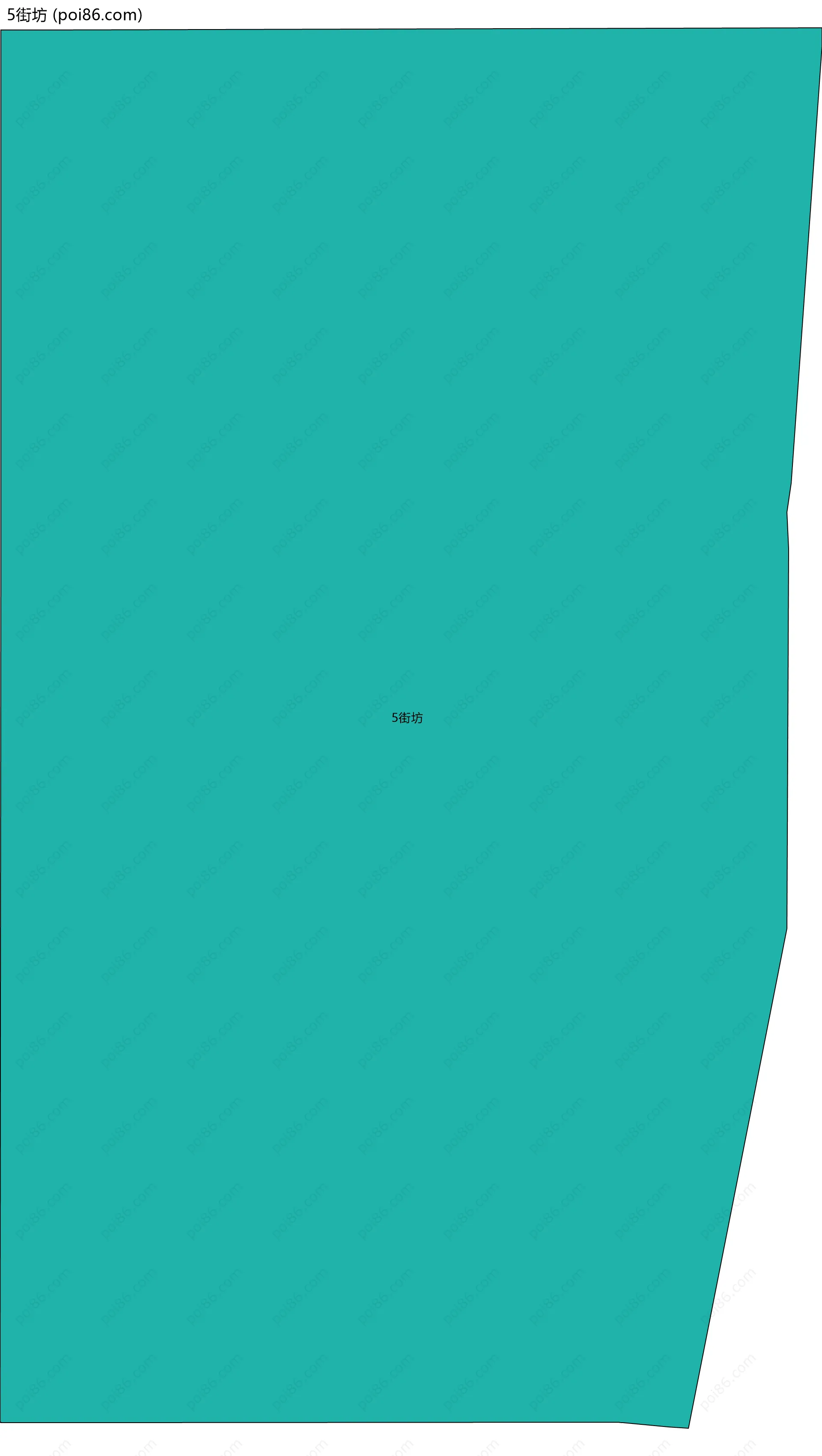 5街坊边界地图
