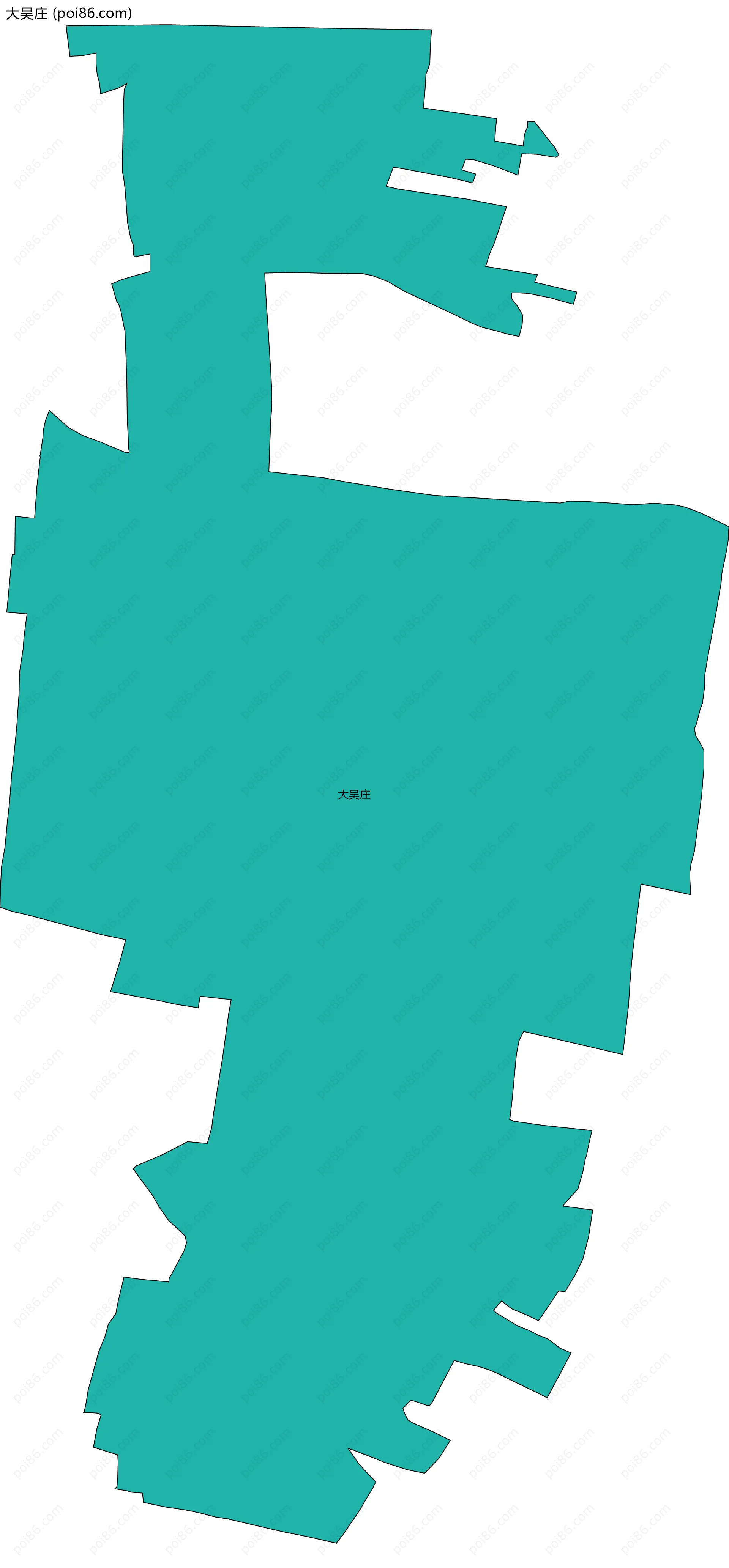 大吴庄边界地图