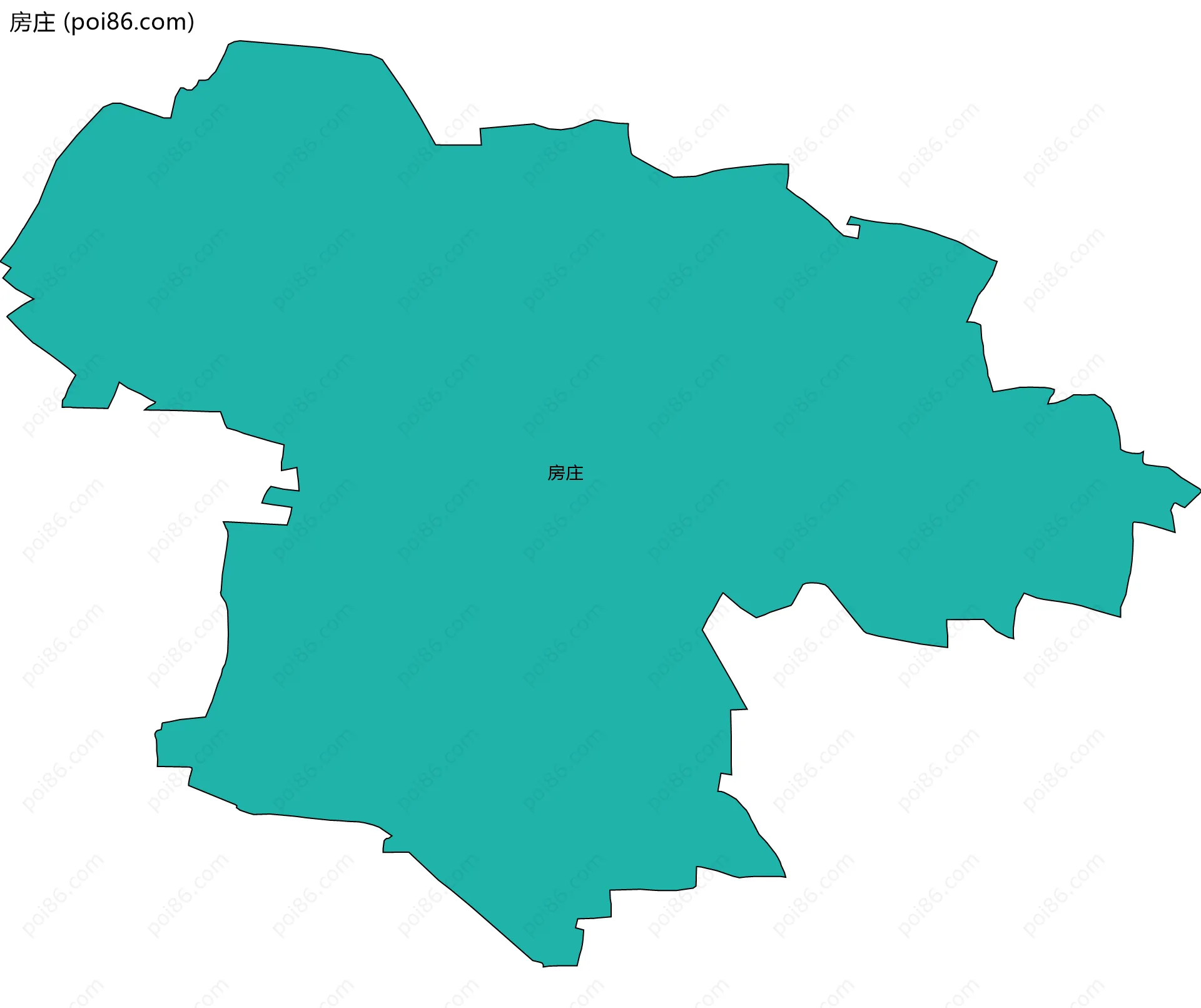 房庄边界地图