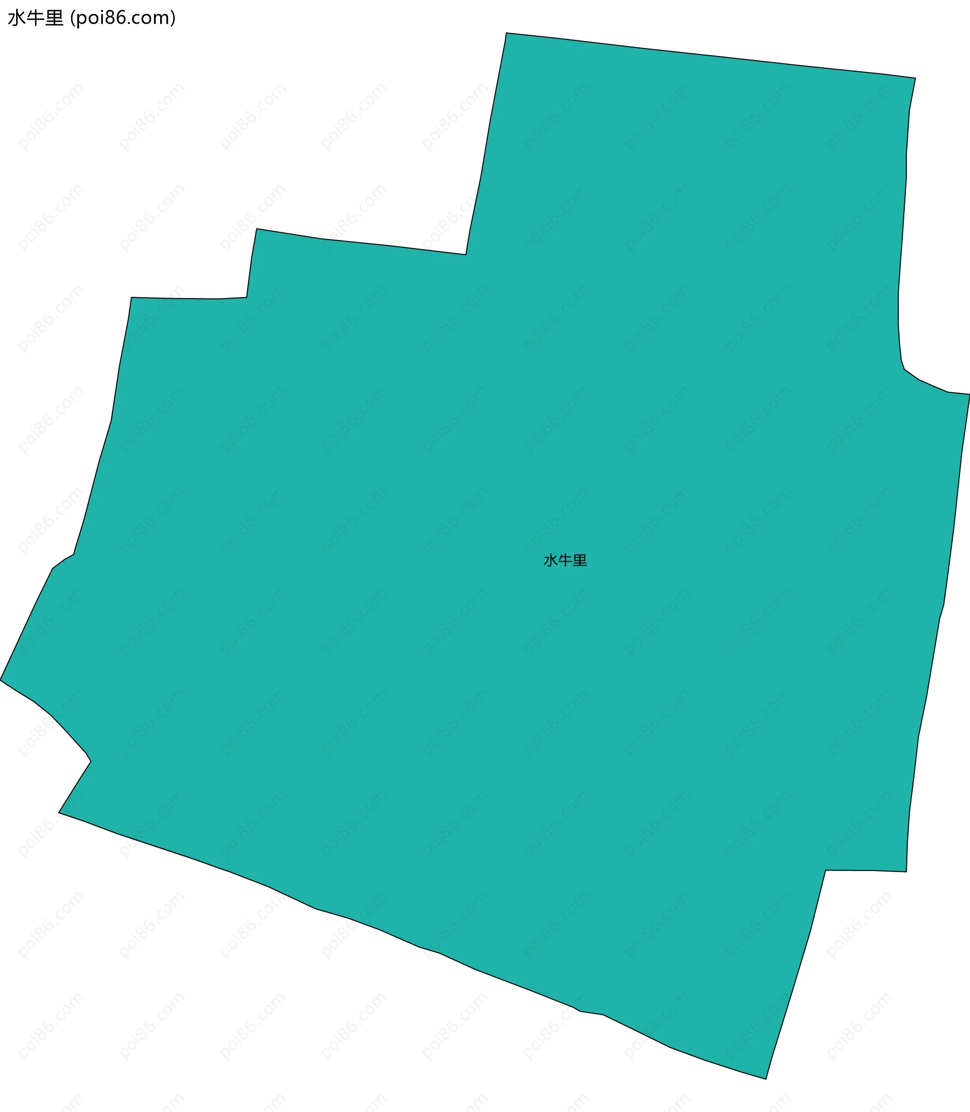 水牛里边界地图