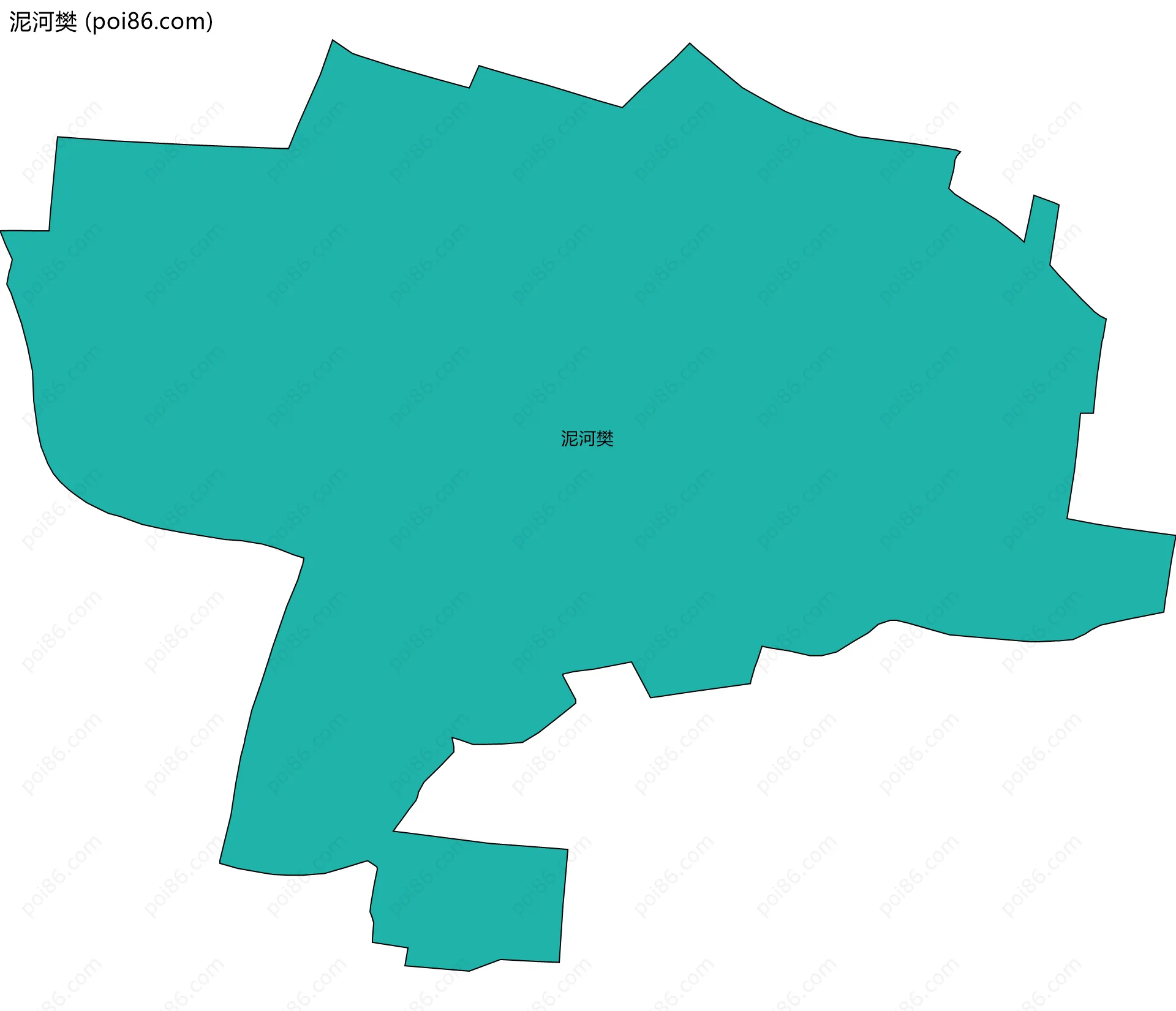 泥河樊边界地图