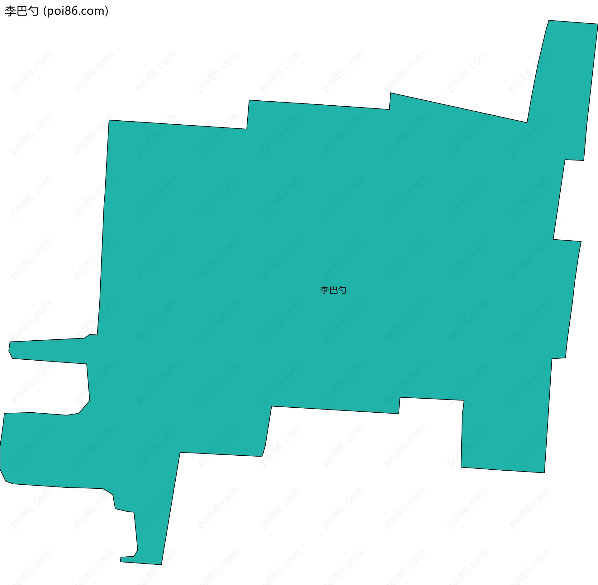 李巴勺边界地图
