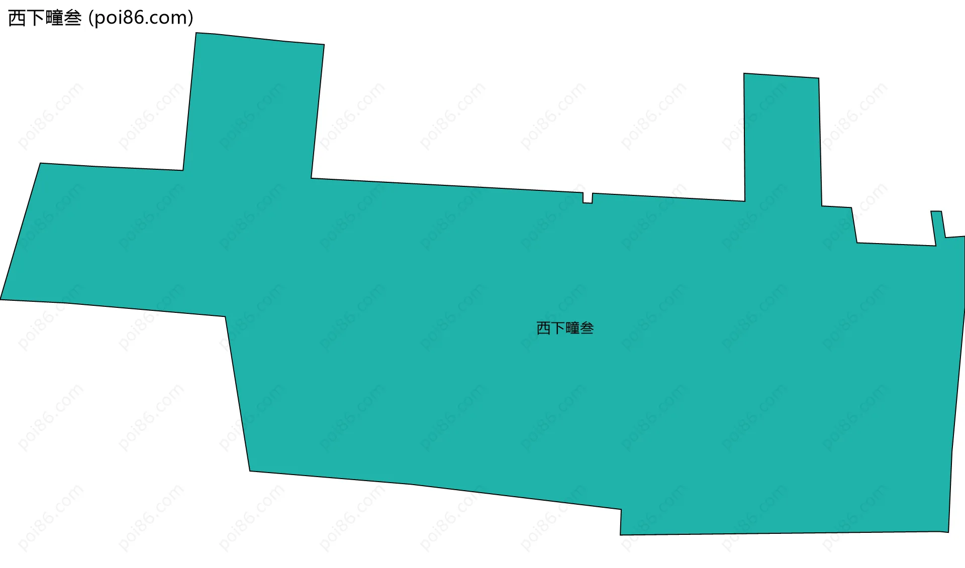 西下疃叁边界地图