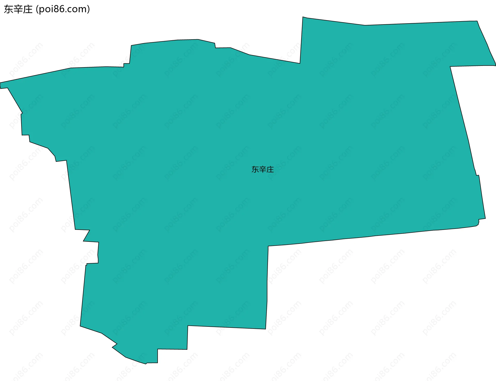东辛庄边界地图