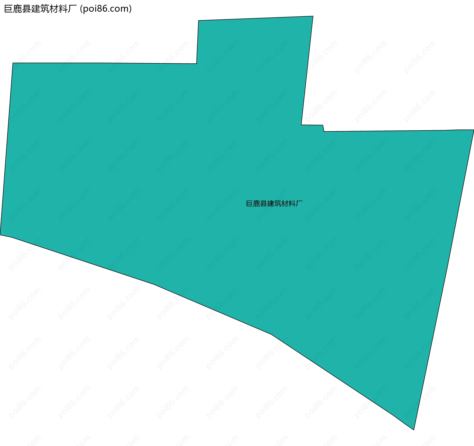 巨鹿县建筑材料厂边界地图