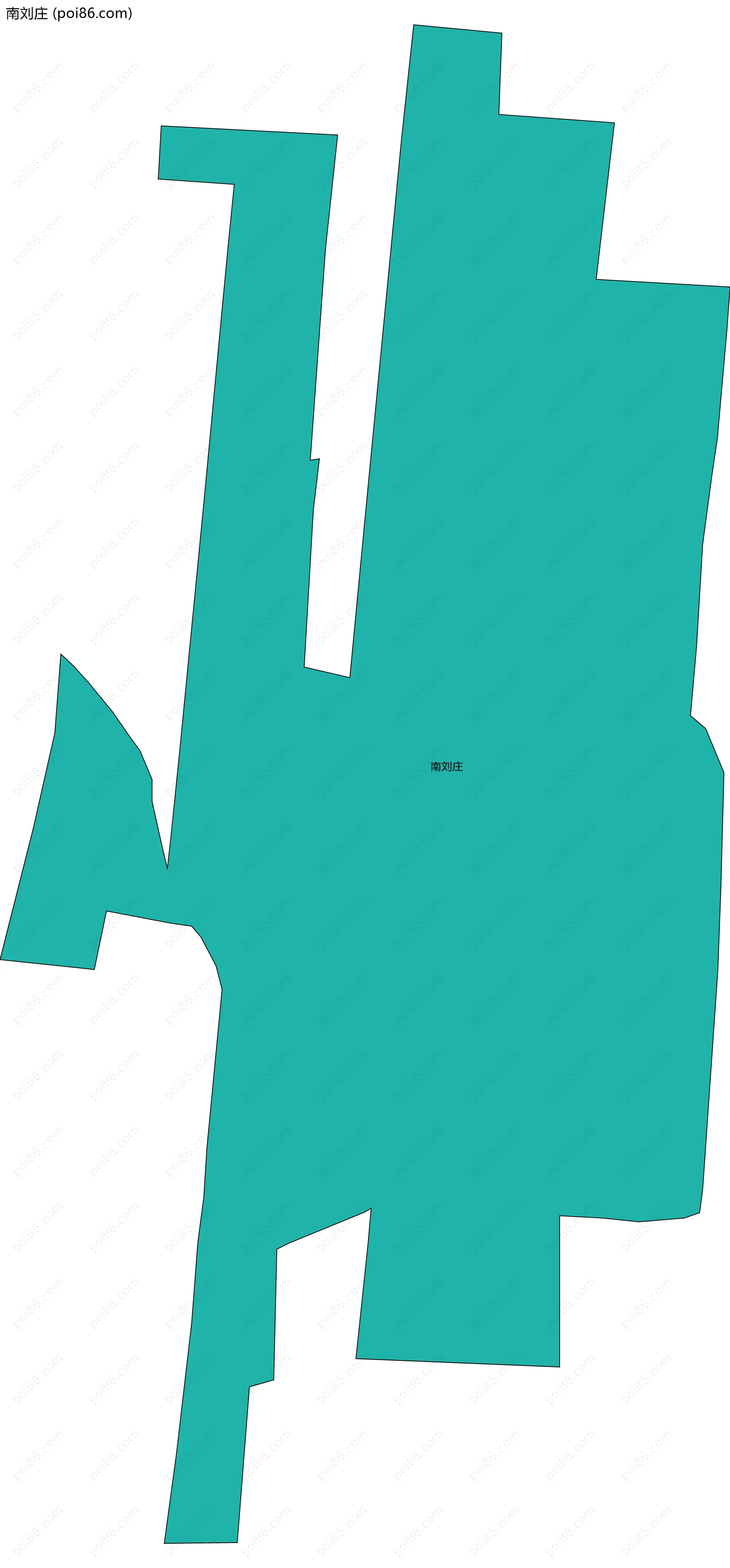 南刘庄边界地图