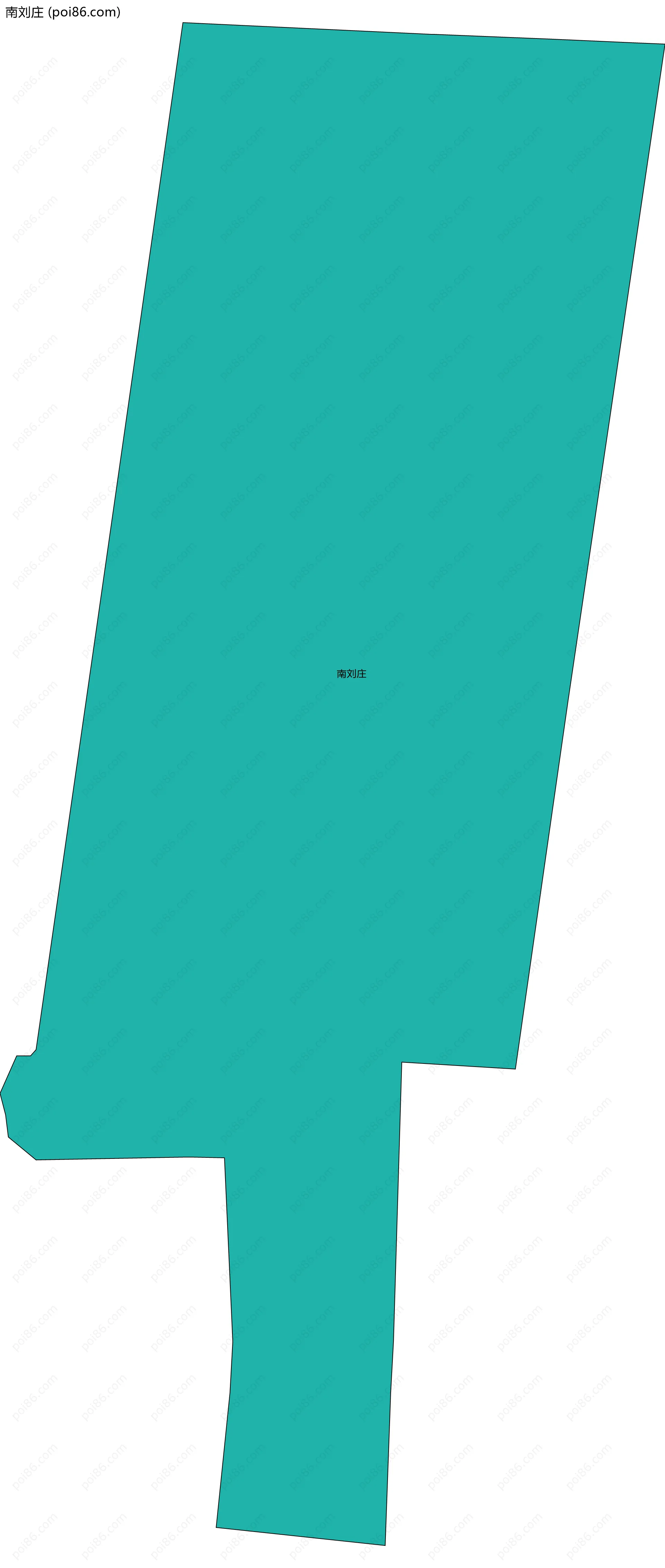 南刘庄边界地图