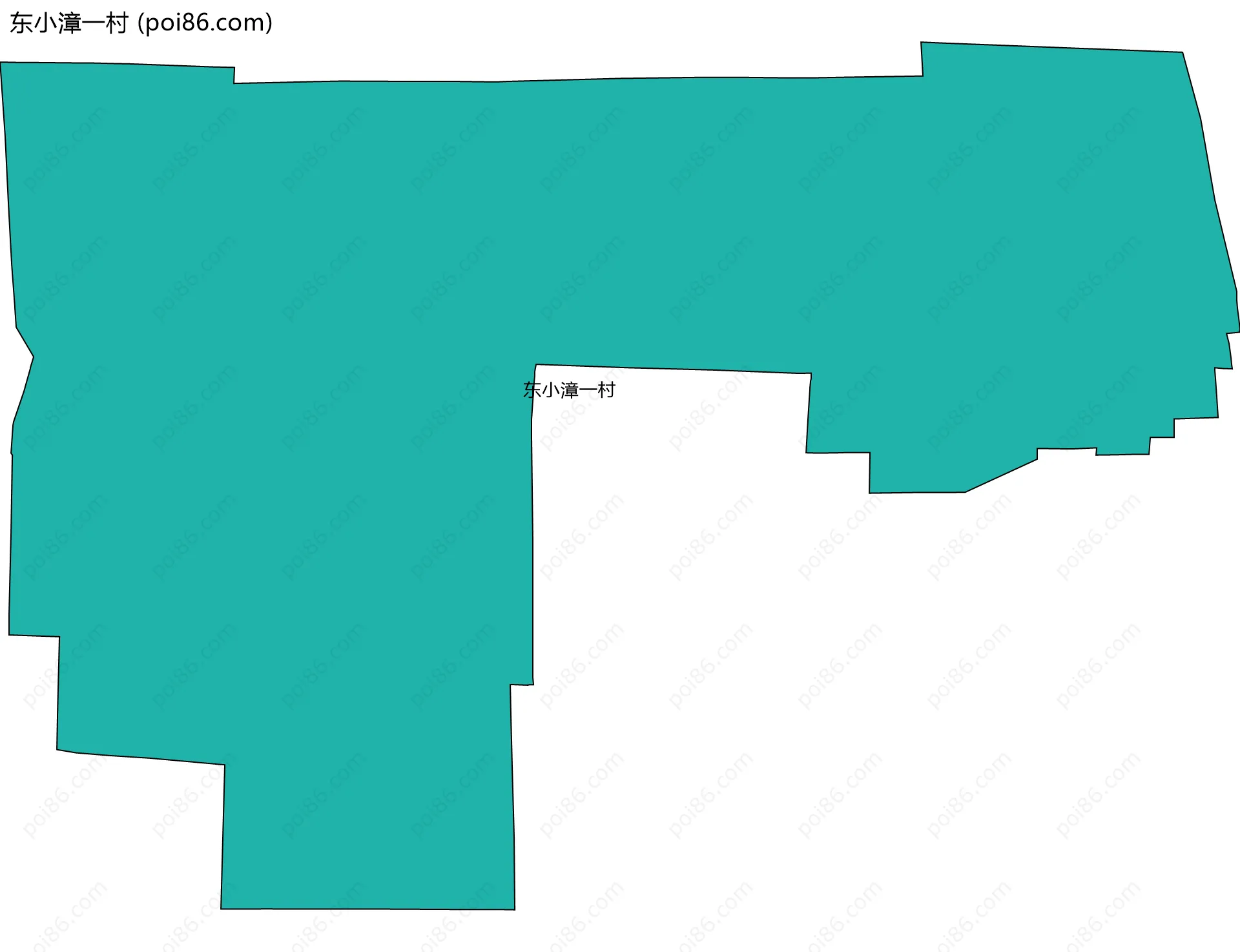 东小漳一村边界地图