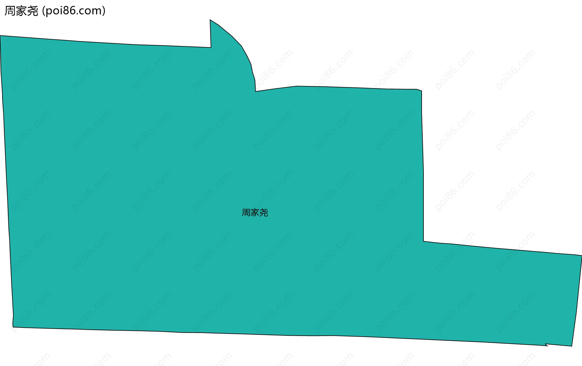 周家尧边界地图