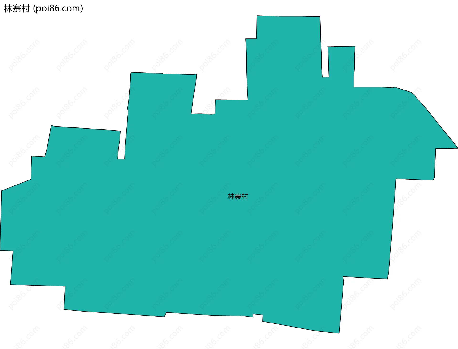 林寨村边界地图