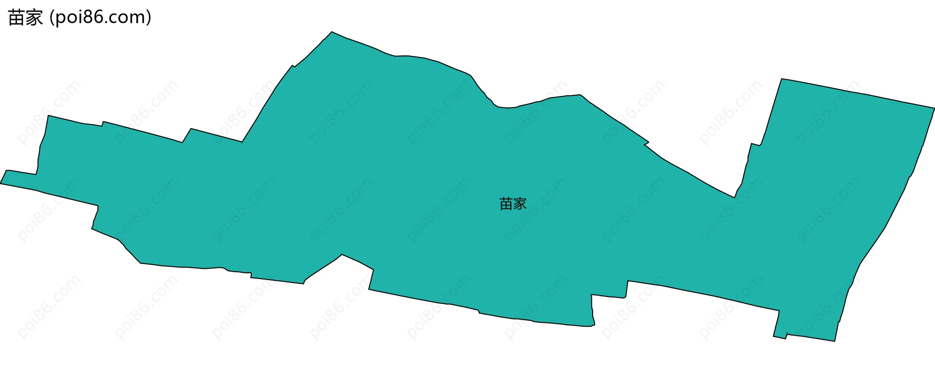 苗家边界地图